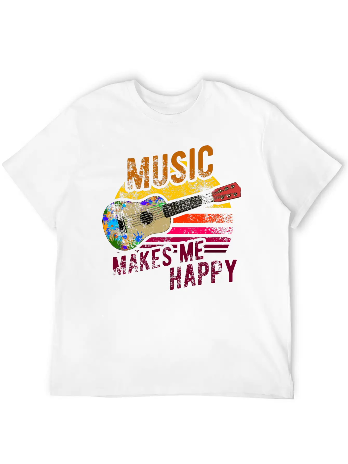 Hawaii Guitar Stylish Everyday T-Shirt – Unisex Basic Cotton Tee