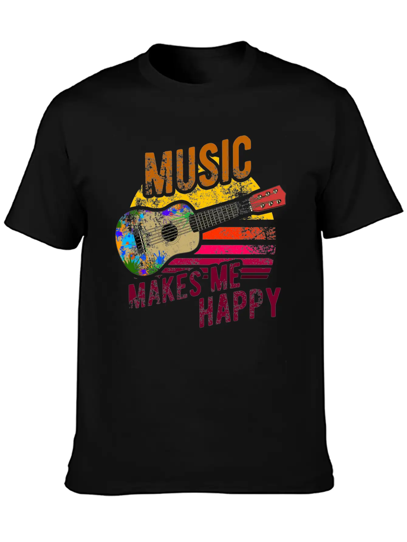 Hawaii Guitar Stylish Everyday T-Shirt – Unisex Basic Cotton Tee