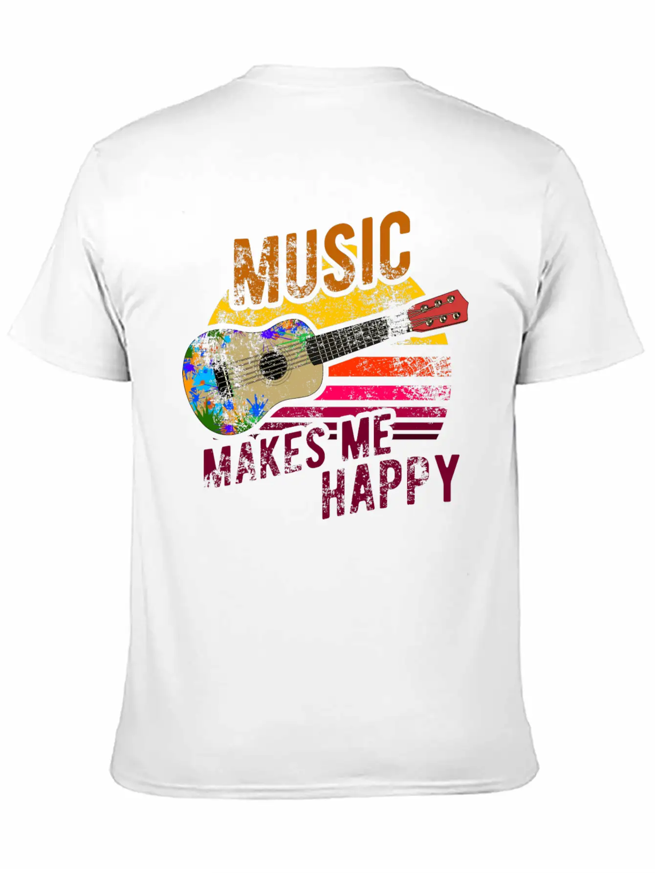 Hawaii Guitar Stylish Everyday T-Shirt – Unisex Basic Cotton Tee