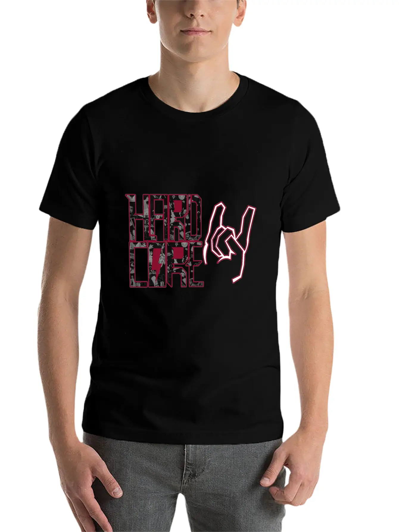 HC Music Unisex Short Sleeve Soft Cotton T-Shirt – Casual Everyday Wear