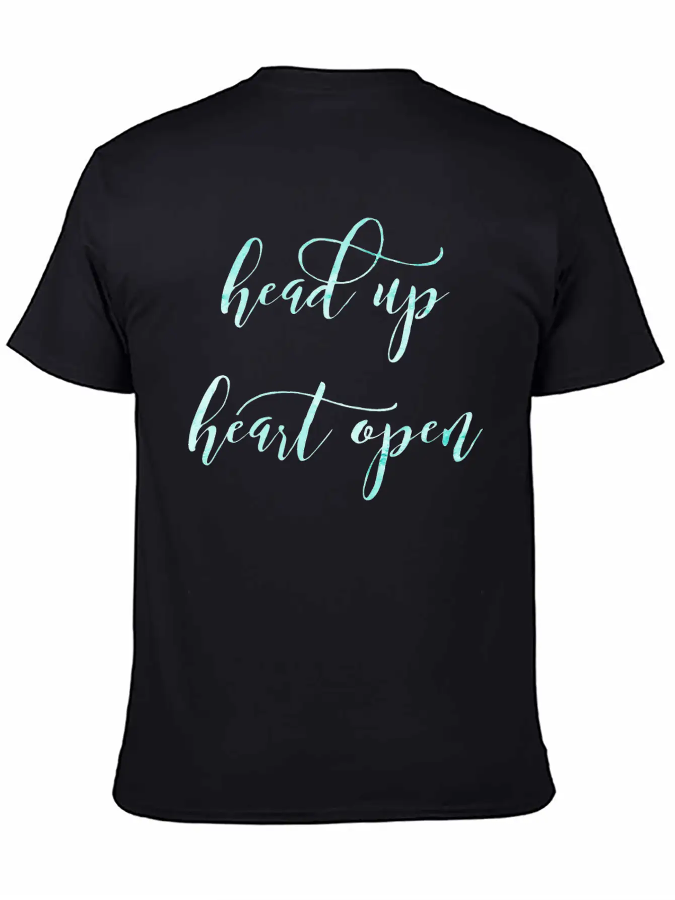 Head Up Heart Open, Loving Kindness Compassion Basic Graphic T-Shirt – Daily Comfort In Soft Cotton