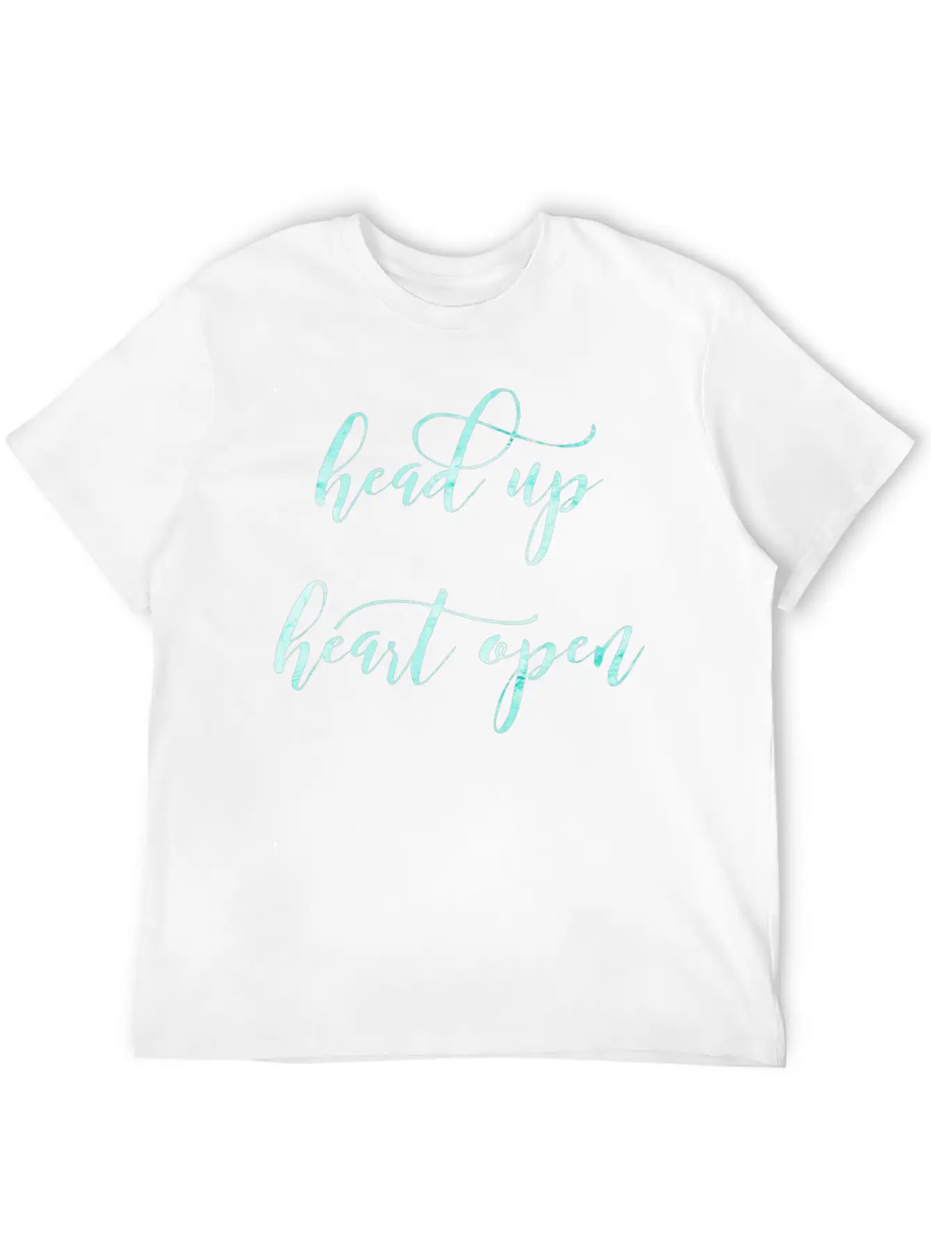 Head Up Heart Open, Loving Kindness Compassion Basic Graphic T-Shirt – Daily Comfort In Soft Cotton