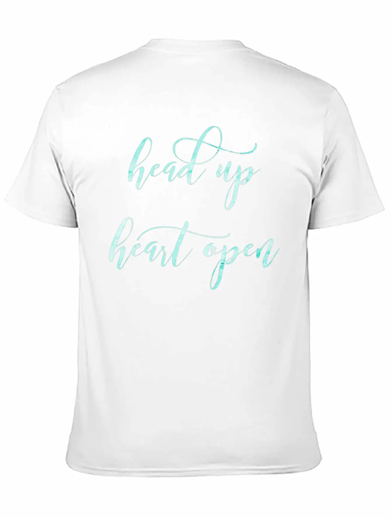 Head Up Heart Open, Loving Kindness Compassion Basic Graphic T-Shirt – Daily Comfort In Soft Cotton