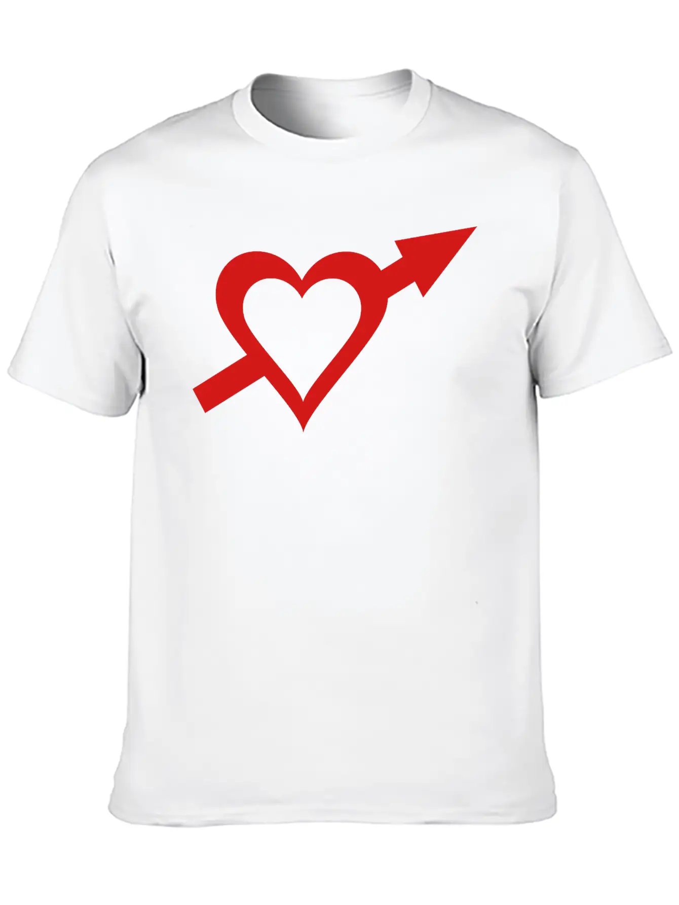 Heart And Arrow Timeless Short Sleeve Tee – Comfy And Minimalist Design