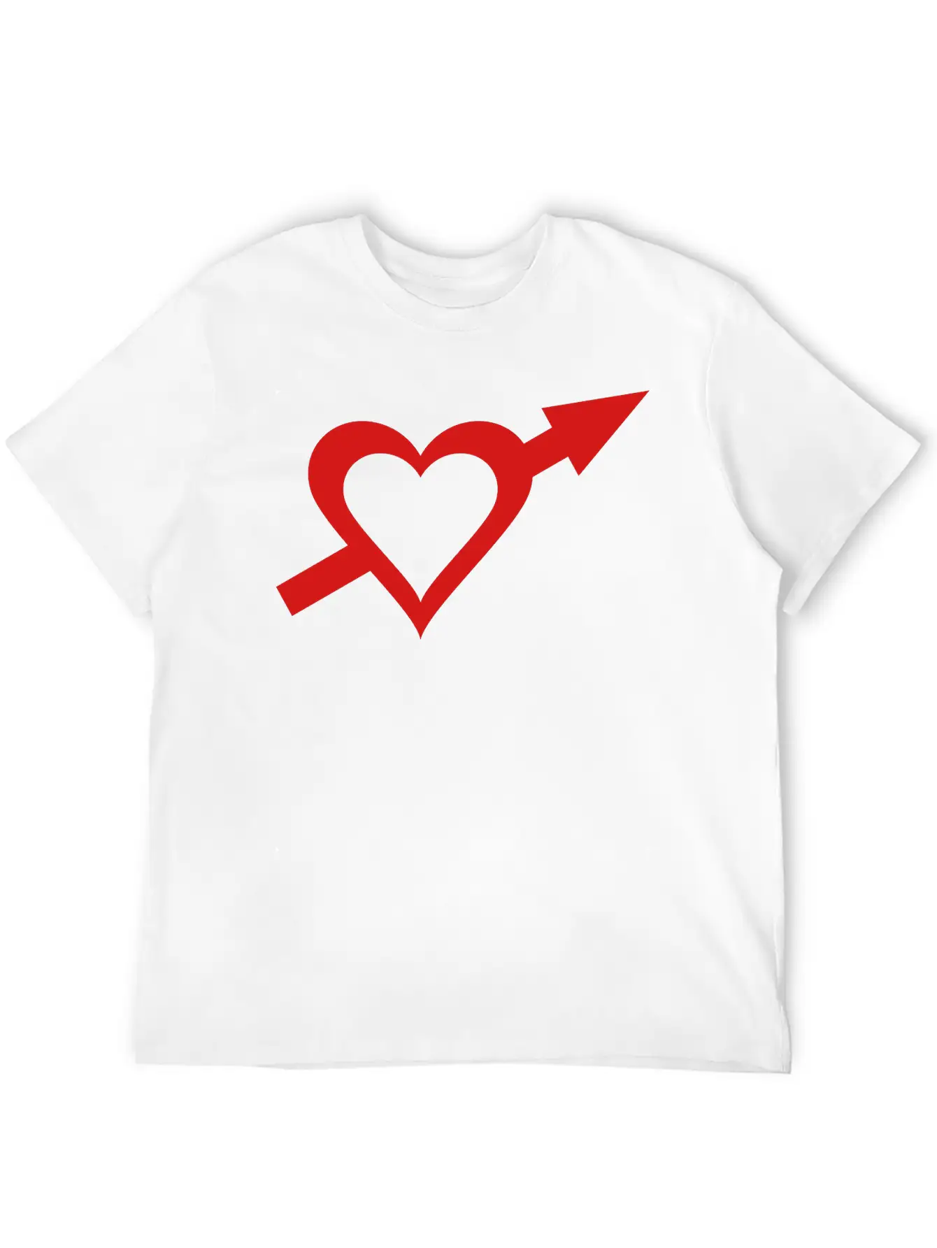 Heart And Arrow Timeless Short Sleeve Tee – Comfy And Minimalist Design