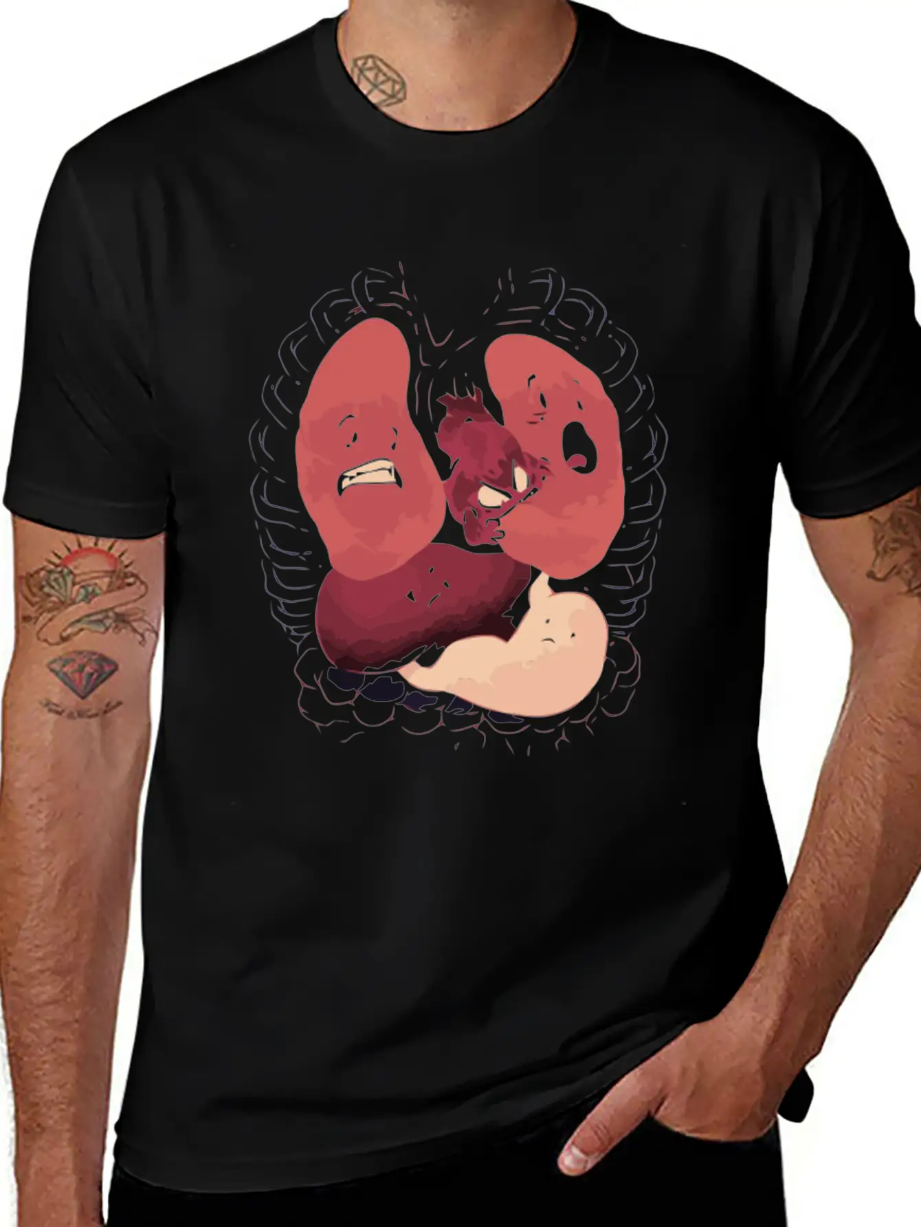 Heart Attack Basic Graphic T-Shirt – Daily Comfort In Soft Cotton