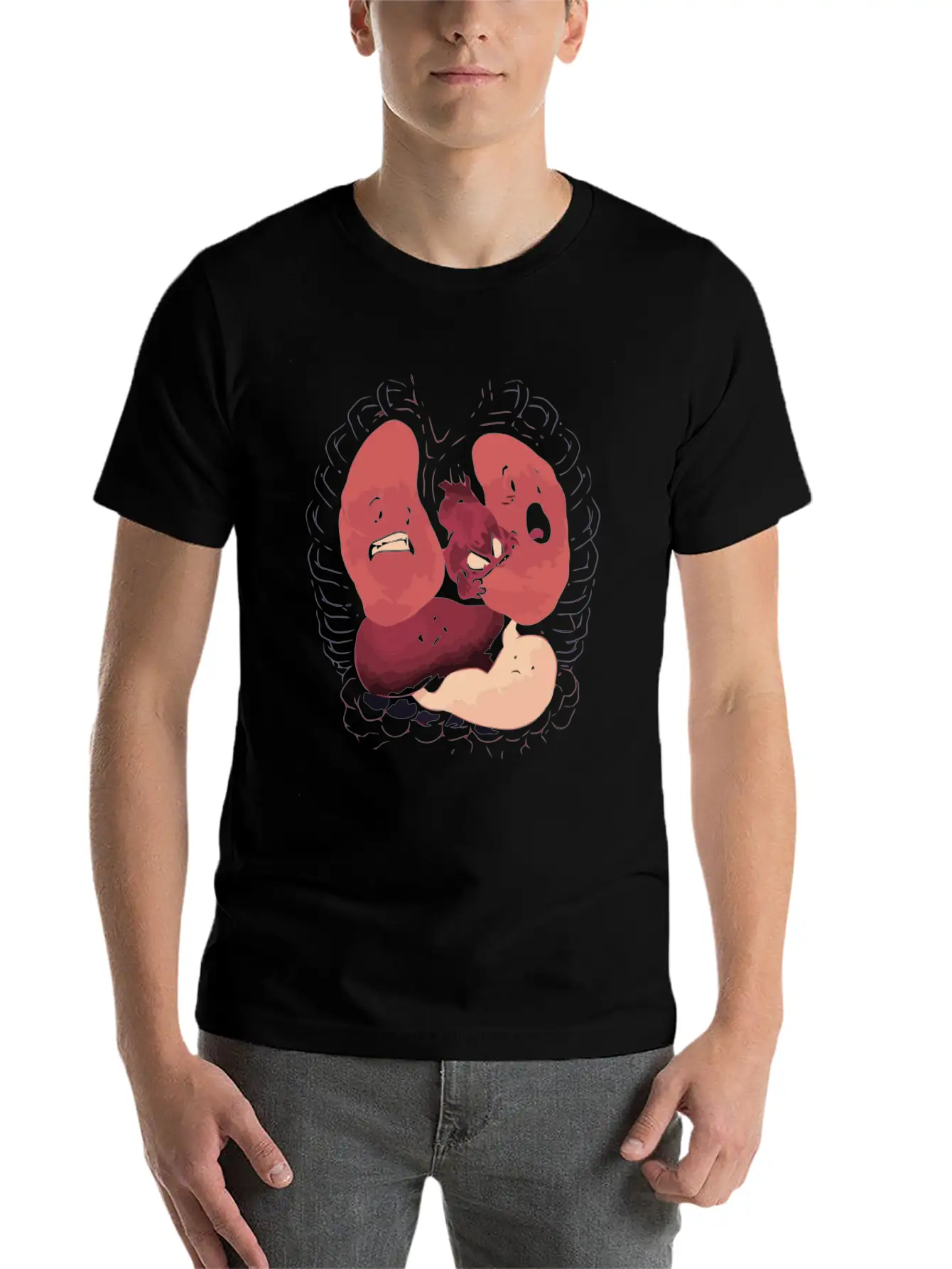 Heart Attack Basic Graphic T-Shirt – Daily Comfort In Soft Cotton