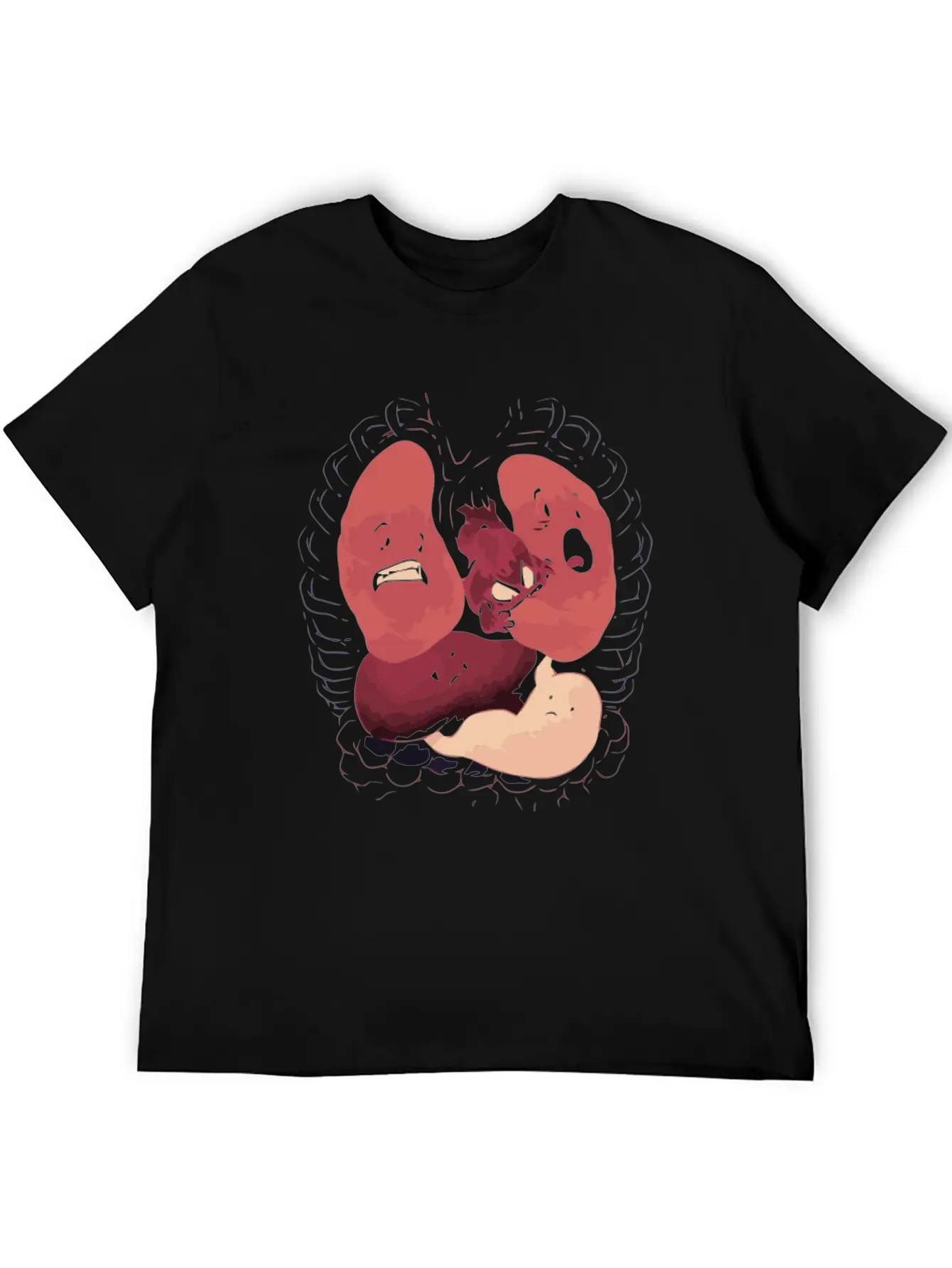 Heart Attack Basic Graphic T-Shirt – Daily Comfort In Soft Cotton
