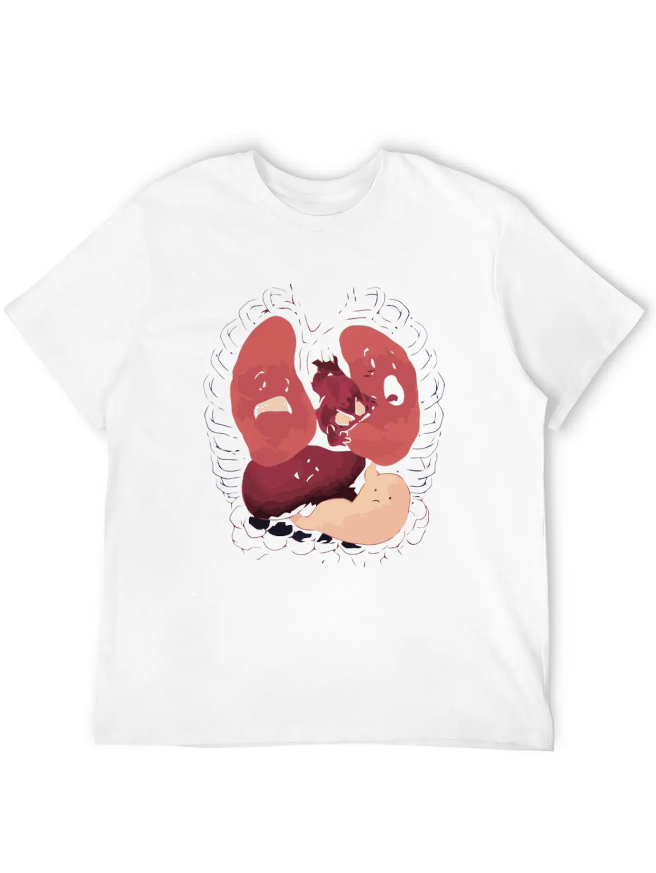 Heart Attack Basic Graphic T-Shirt – Daily Comfort In Soft Cotton