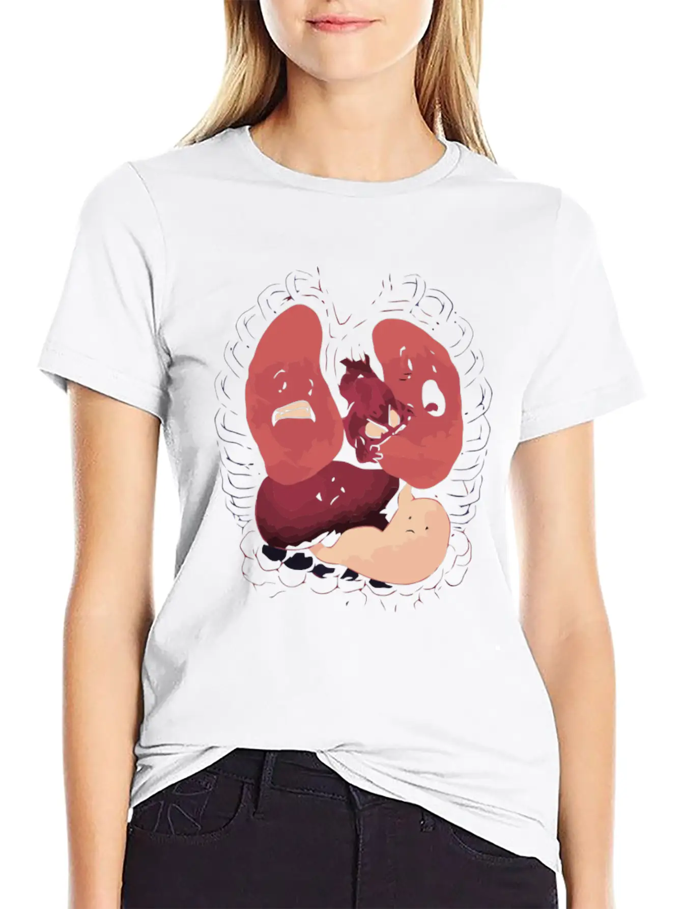 Heart Attack Basic Graphic T-Shirt – Daily Comfort In Soft Cotton