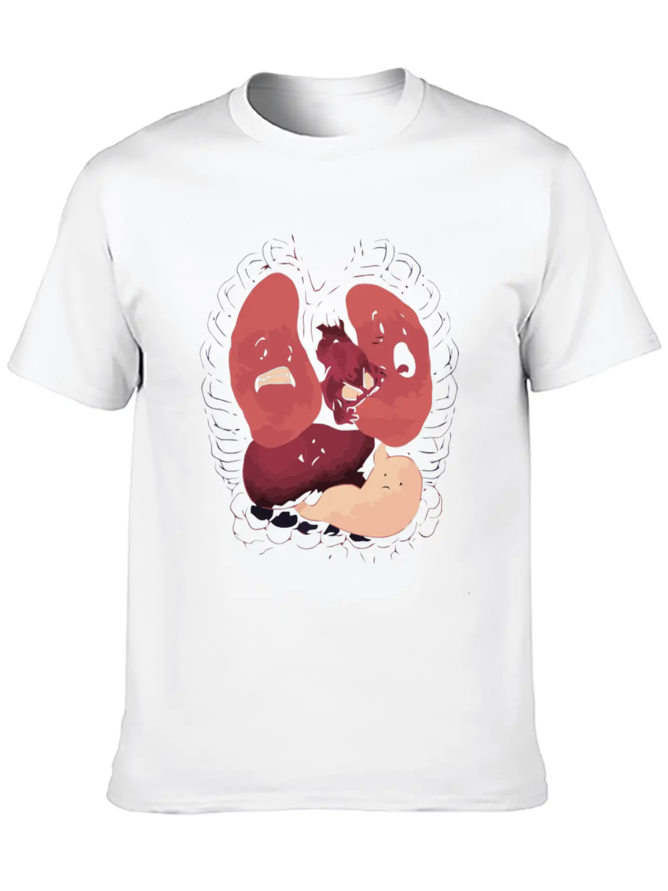 Heart Attack Basic Graphic T-Shirt – Daily Comfort In Soft Cotton