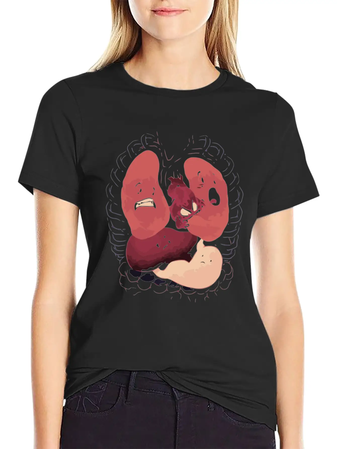 Heart Attack Basic Graphic T-Shirt – Daily Comfort In Soft Cotton