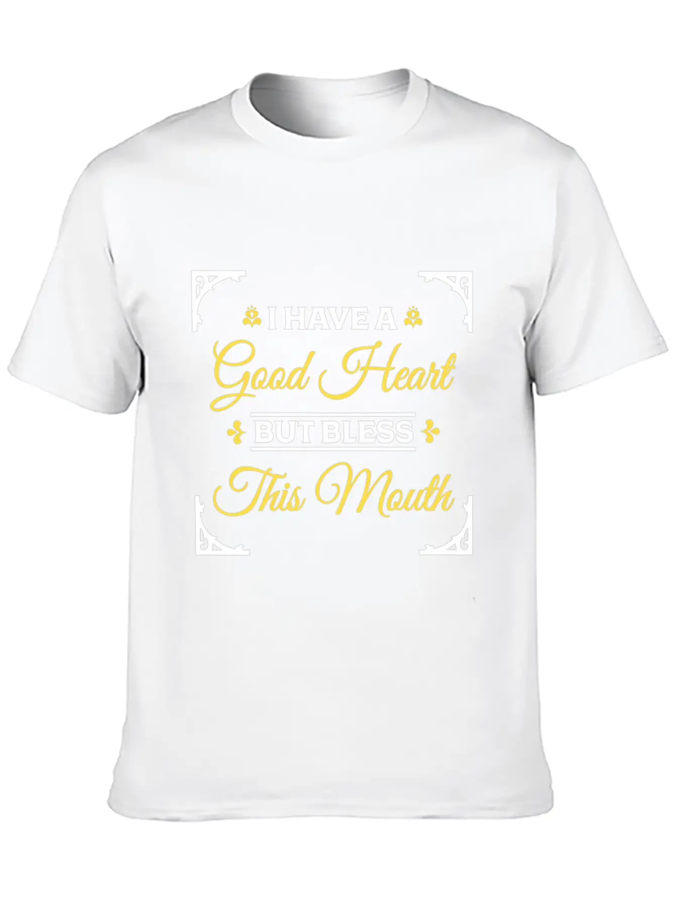 Heart But Bless This Mouth - Cory Music Unisex Short Sleeve Soft Cotton T-Shirt – Casual Everyday Wear