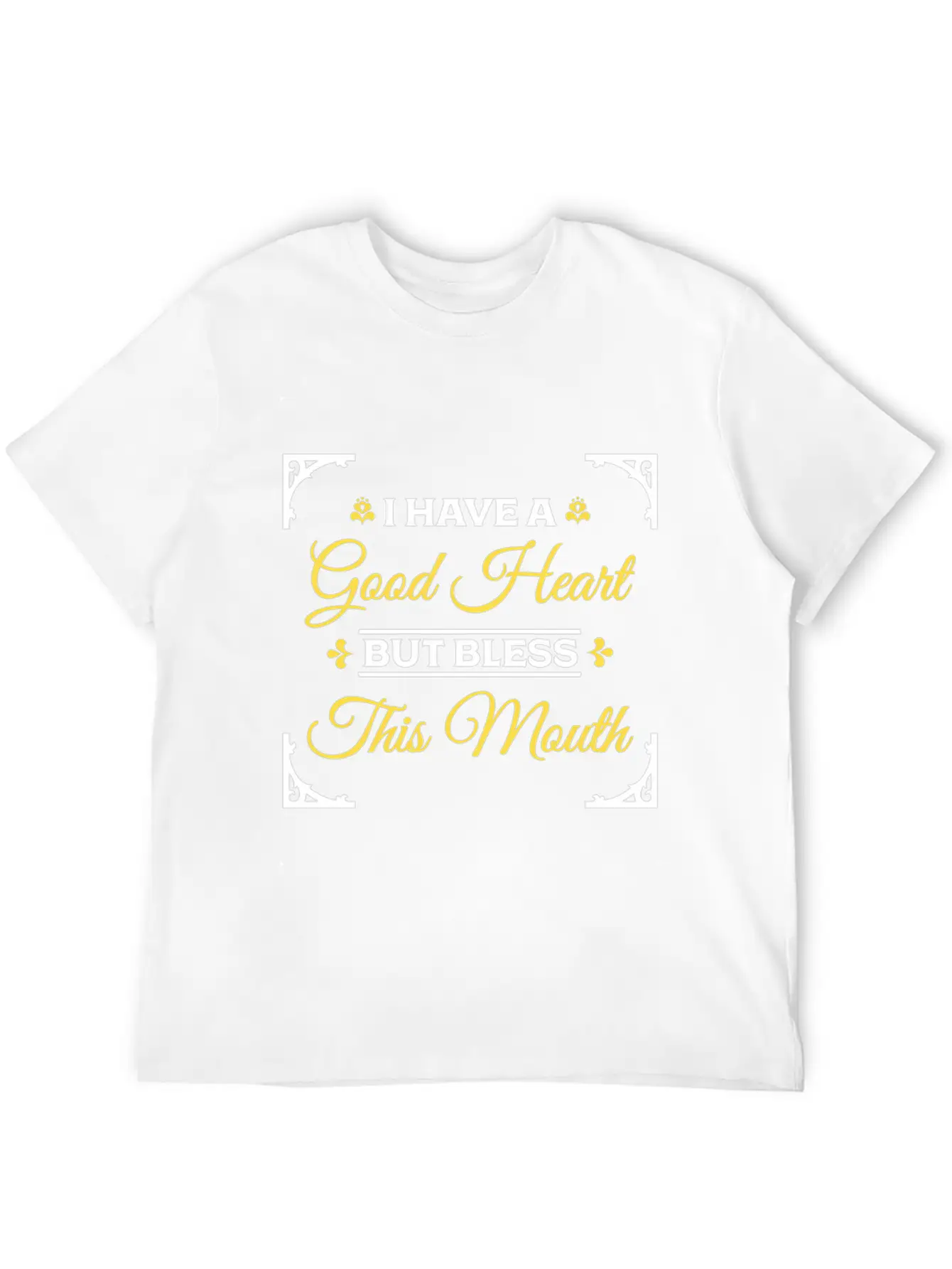 Heart But Bless This Mouth - Cory Music Unisex Short Sleeve Soft Cotton T-Shirt – Casual Everyday Wear