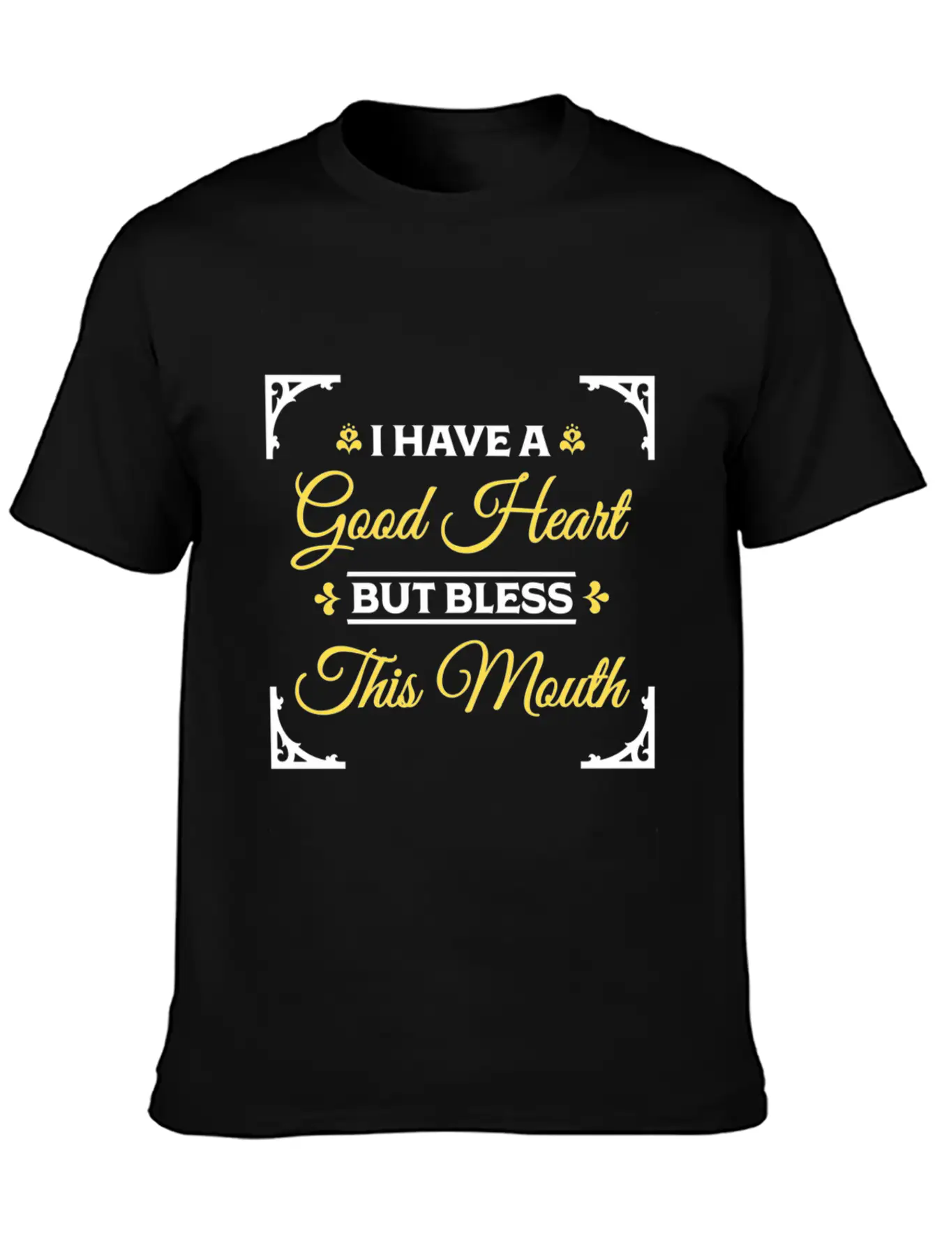 Heart But Bless This Mouth - Cory Music Unisex Short Sleeve Soft Cotton T-Shirt – Casual Everyday Wear