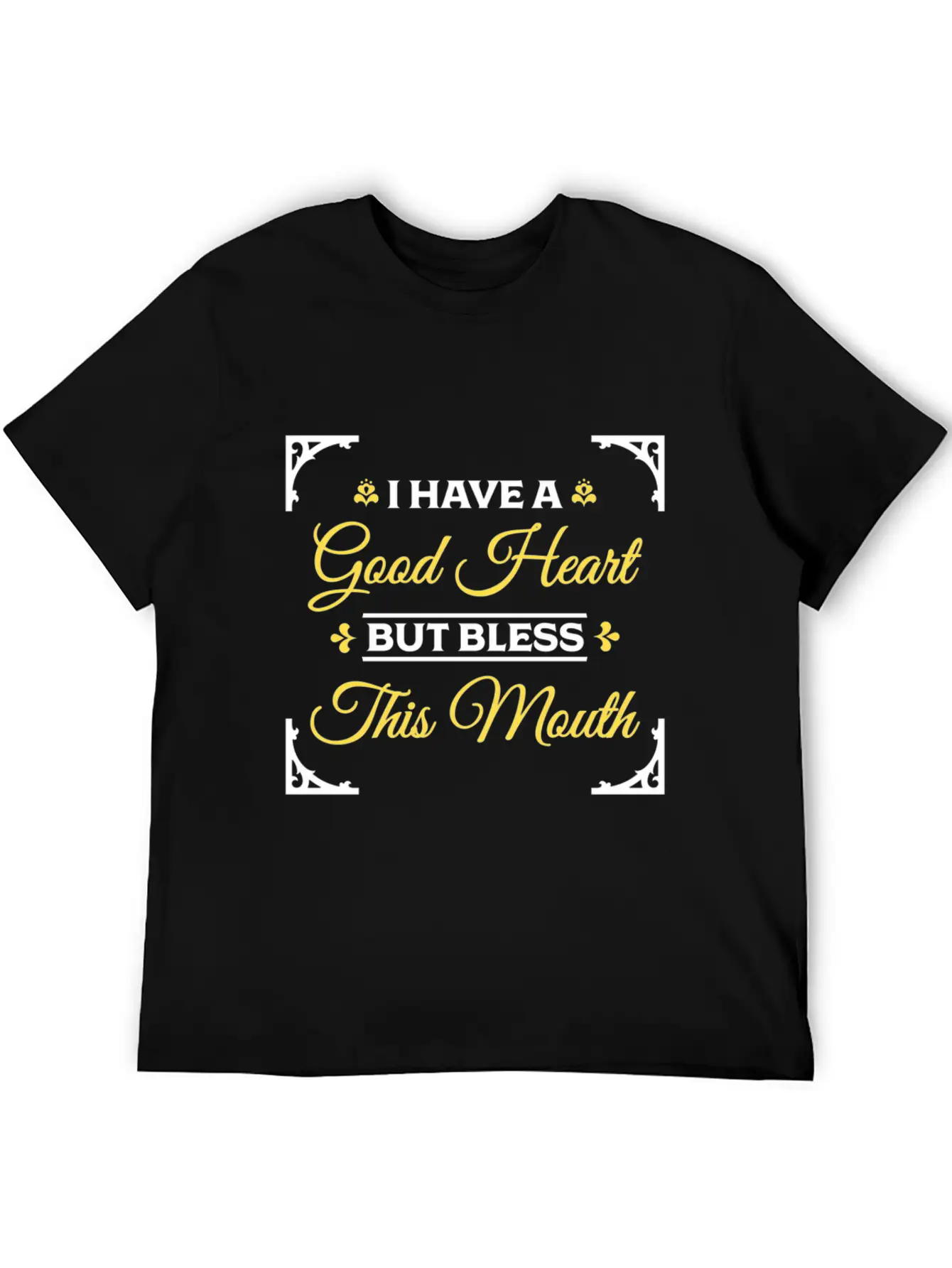 Heart But Bless This Mouth - Cory Music Unisex Short Sleeve Soft Cotton T-Shirt – Casual Everyday Wear