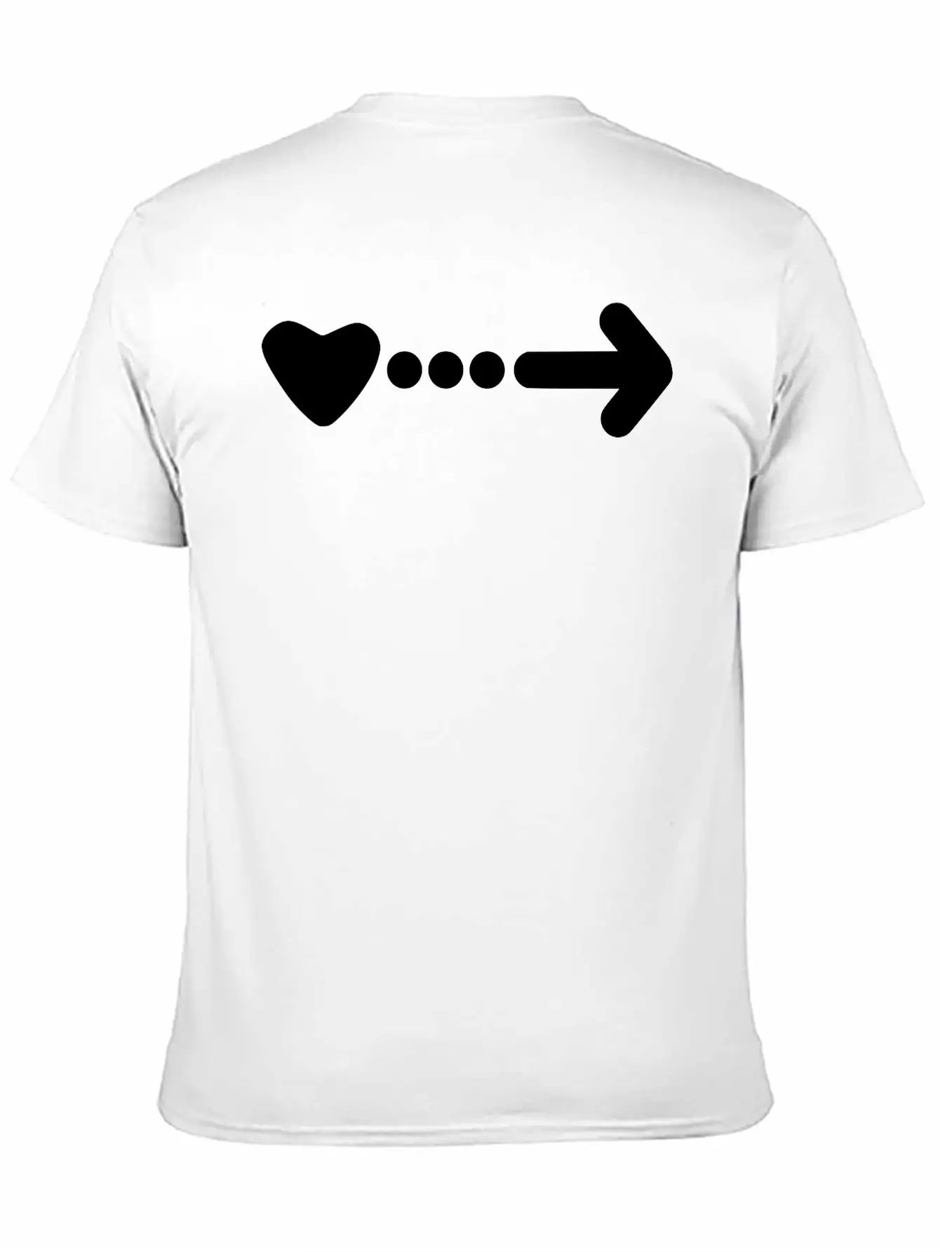 Heart Dots & Arrow Timeless Short Sleeve Tee – Comfy And Minimalist Design