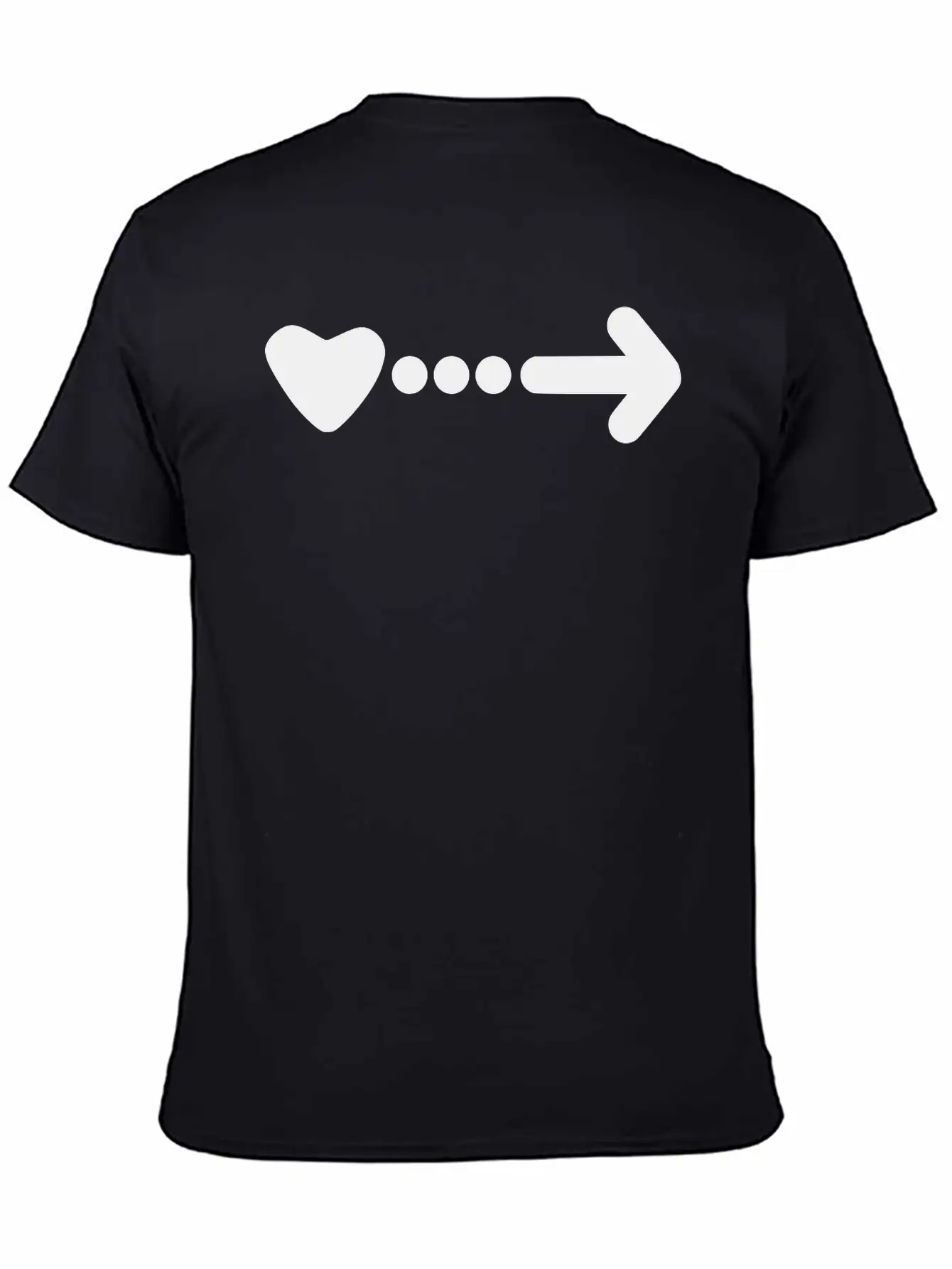 Heart Dots & Arrow Timeless Short Sleeve Tee – Comfy And Minimalist Design
