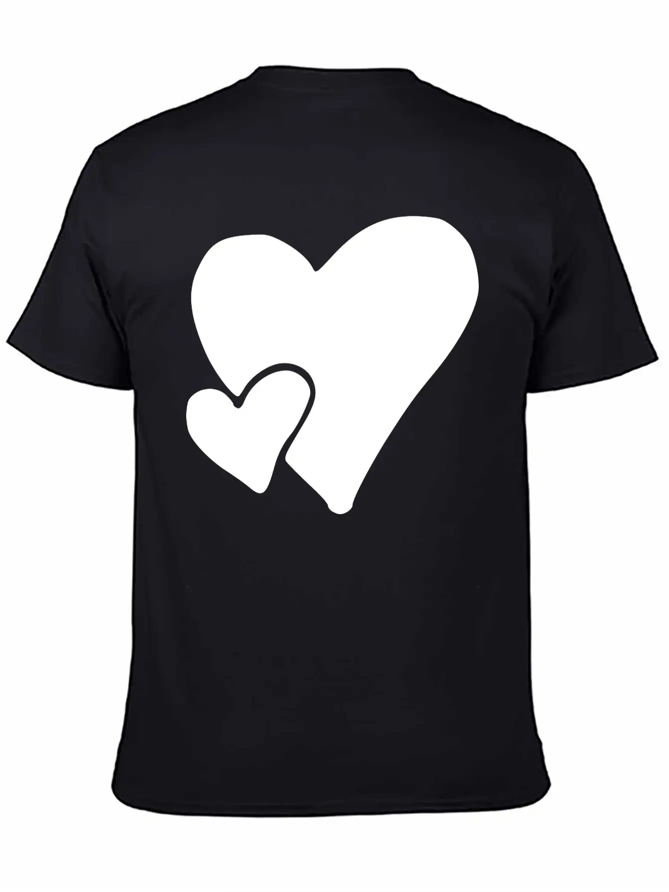 Heart Emojis Sketch Unisex Casual T-Shirt – Clean Design For Daily Comfort