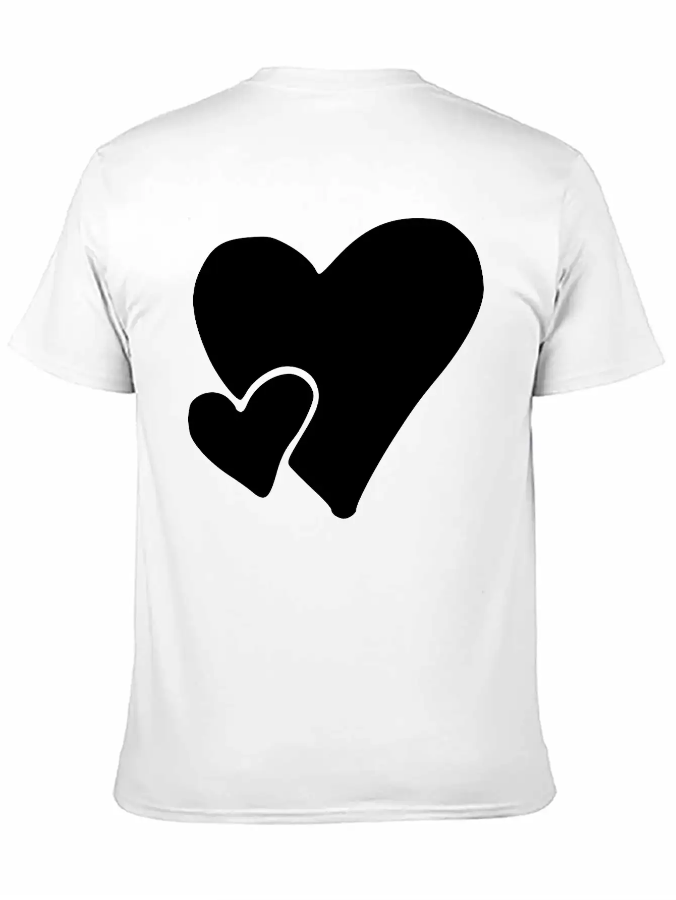 Heart Emojis Sketch Unisex Casual T-Shirt – Clean Design For Daily Comfort