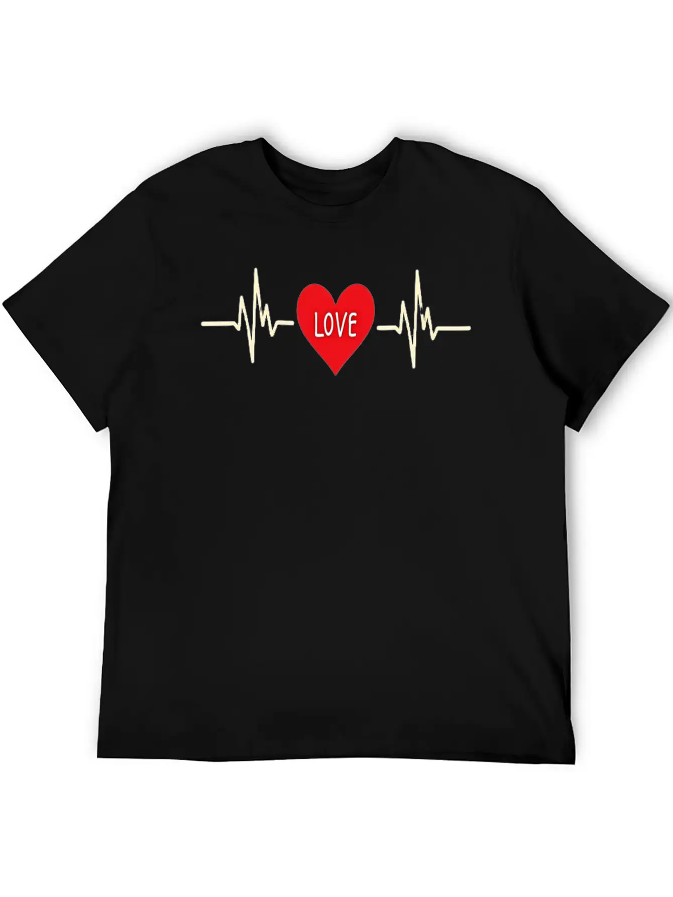 Heart Of Love Basic Graphic T-Shirt – Daily Comfort In Soft Cotton