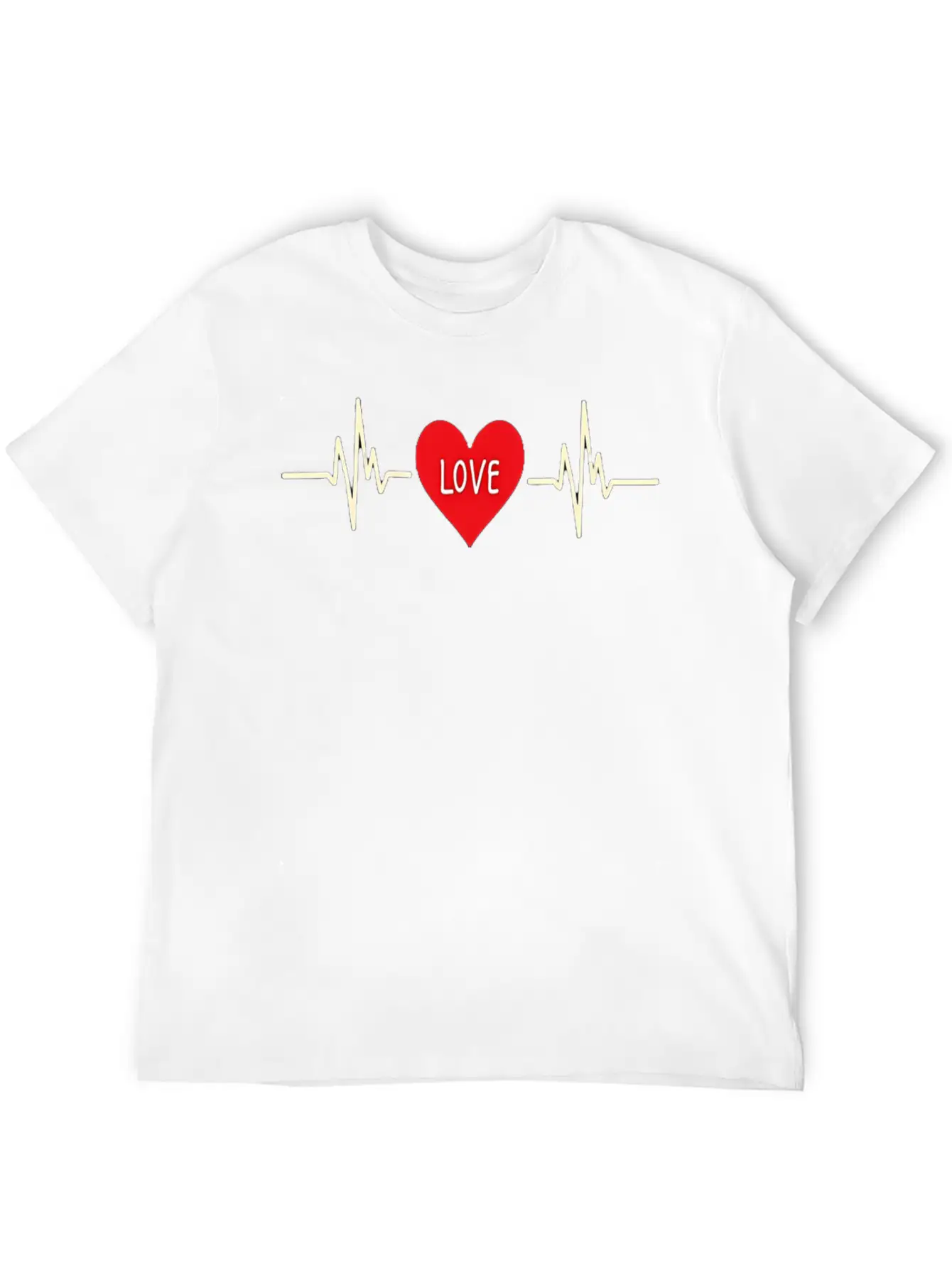 Heart Of Love Basic Graphic T-Shirt – Daily Comfort In Soft Cotton