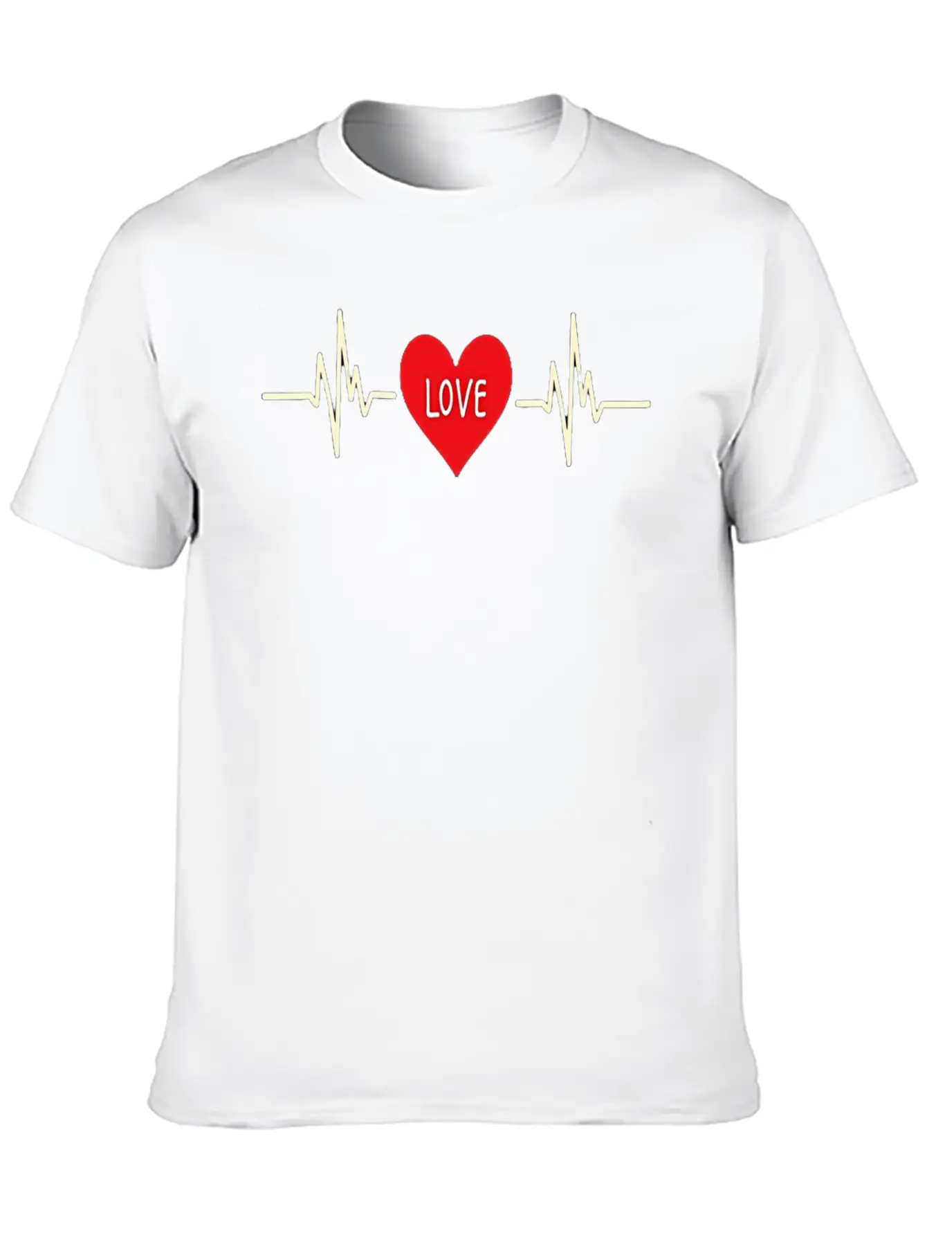 Heart Of Love Basic Graphic T-Shirt – Daily Comfort In Soft Cotton