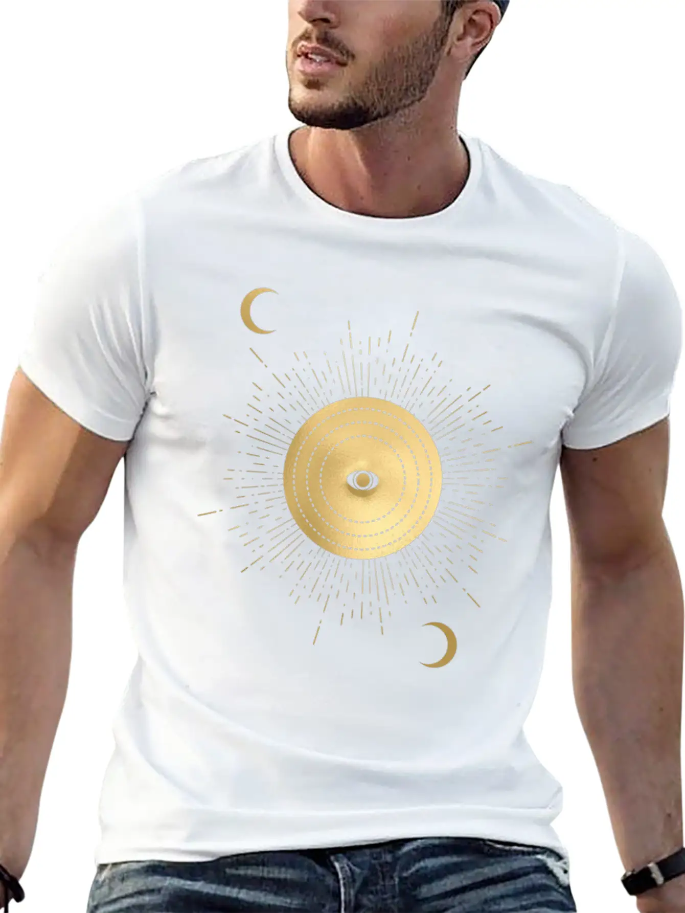 Heart Roses Occult Skullmystic T-shirt Blackcraft Timeless Short Sleeve Tee – Comfy And Minimalist Design