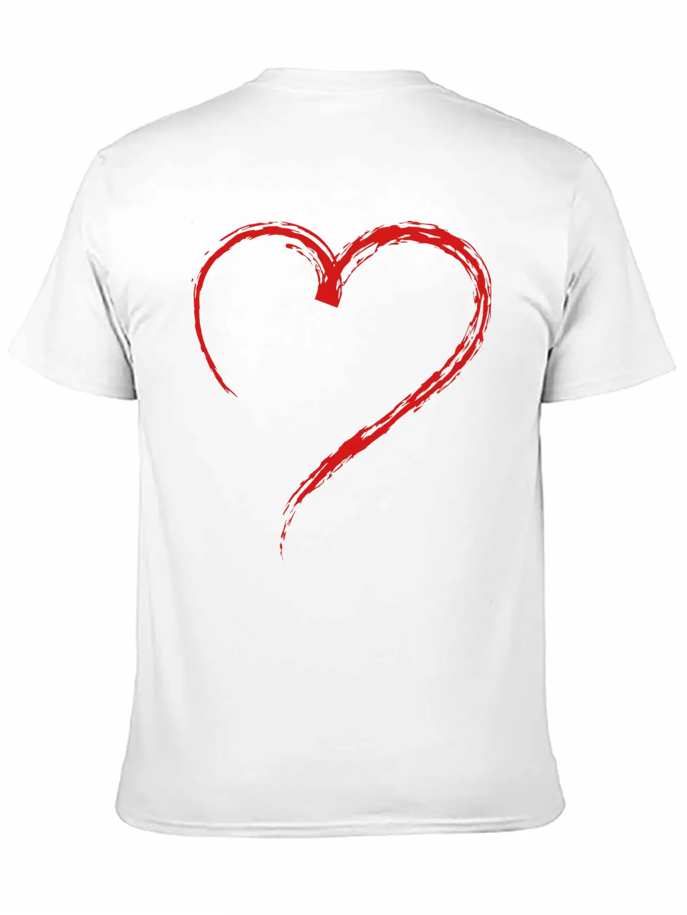 Heart Sketch 1c Stylish Everyday T-Shirt – Unisex Basic Cotton Tee