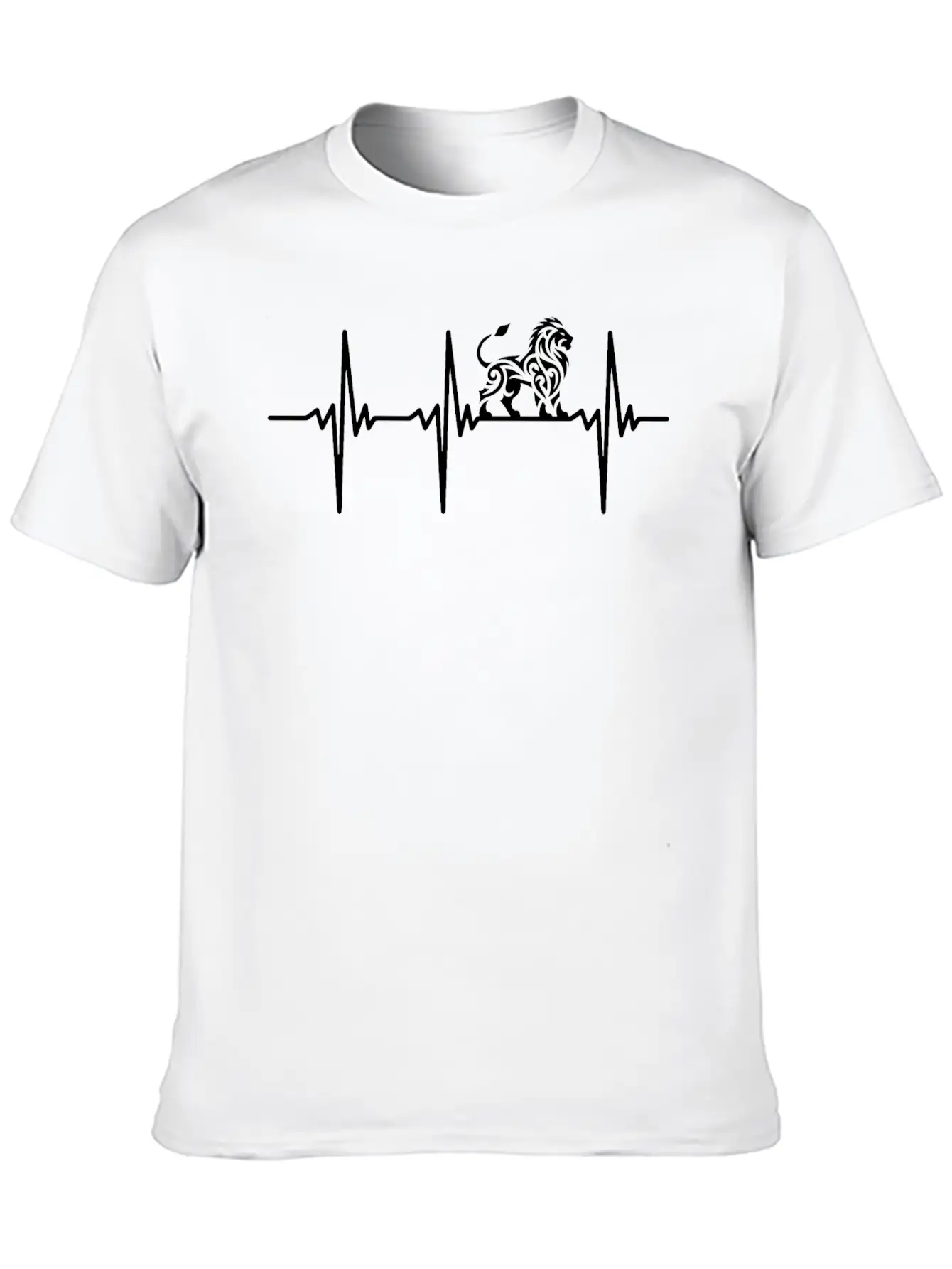 Heartbeat For Proud Tattoo Lions Stylish Everyday T-Shirt – Unisex Basic Cotton Tee