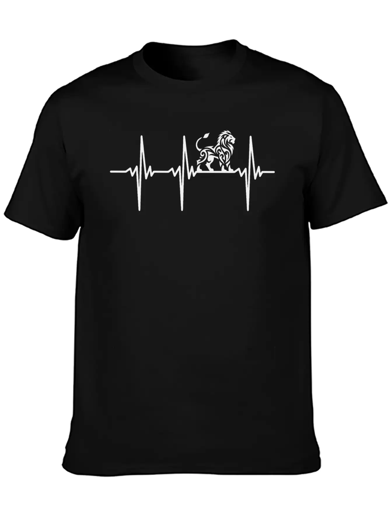 Heartbeat For Proud Tattoo Lions Stylish Everyday T-Shirt – Unisex Basic Cotton Tee