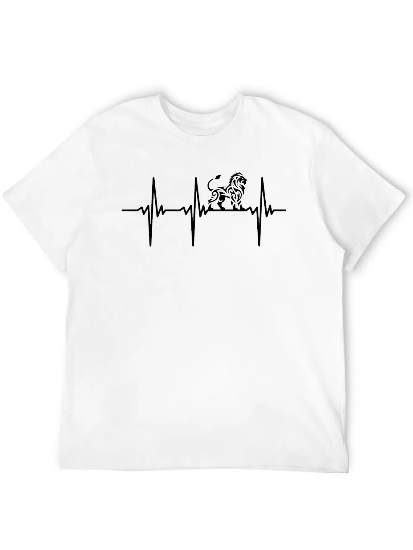 Heartbeat For Proud Tattoo Lions Stylish Everyday T-Shirt – Unisex Basic Cotton Tee