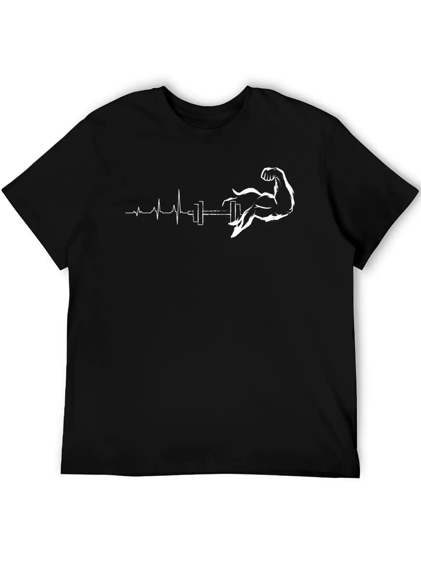 Heartbeat Gym Relaxed Everyday Tee – Lightweight And Durable Cotton