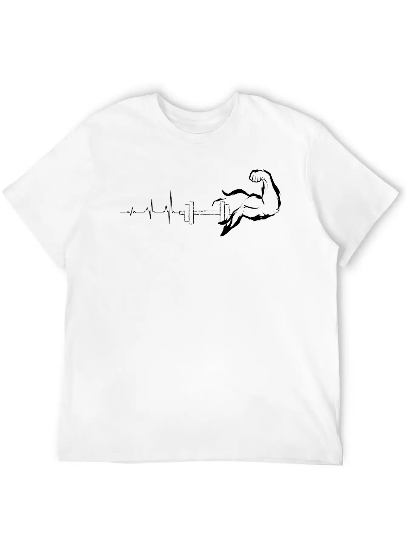 Heartbeat Gym Relaxed Everyday Tee – Lightweight And Durable Cotton