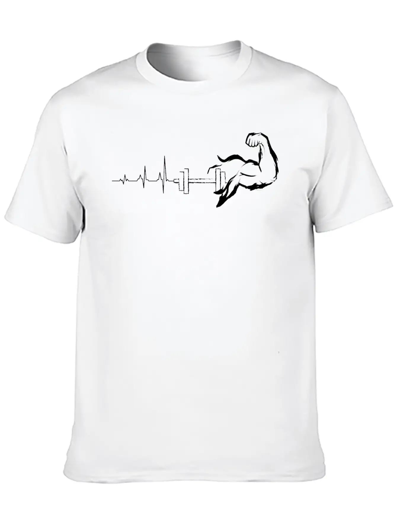 Heartbeat Gym Relaxed Everyday Tee – Lightweight And Durable Cotton