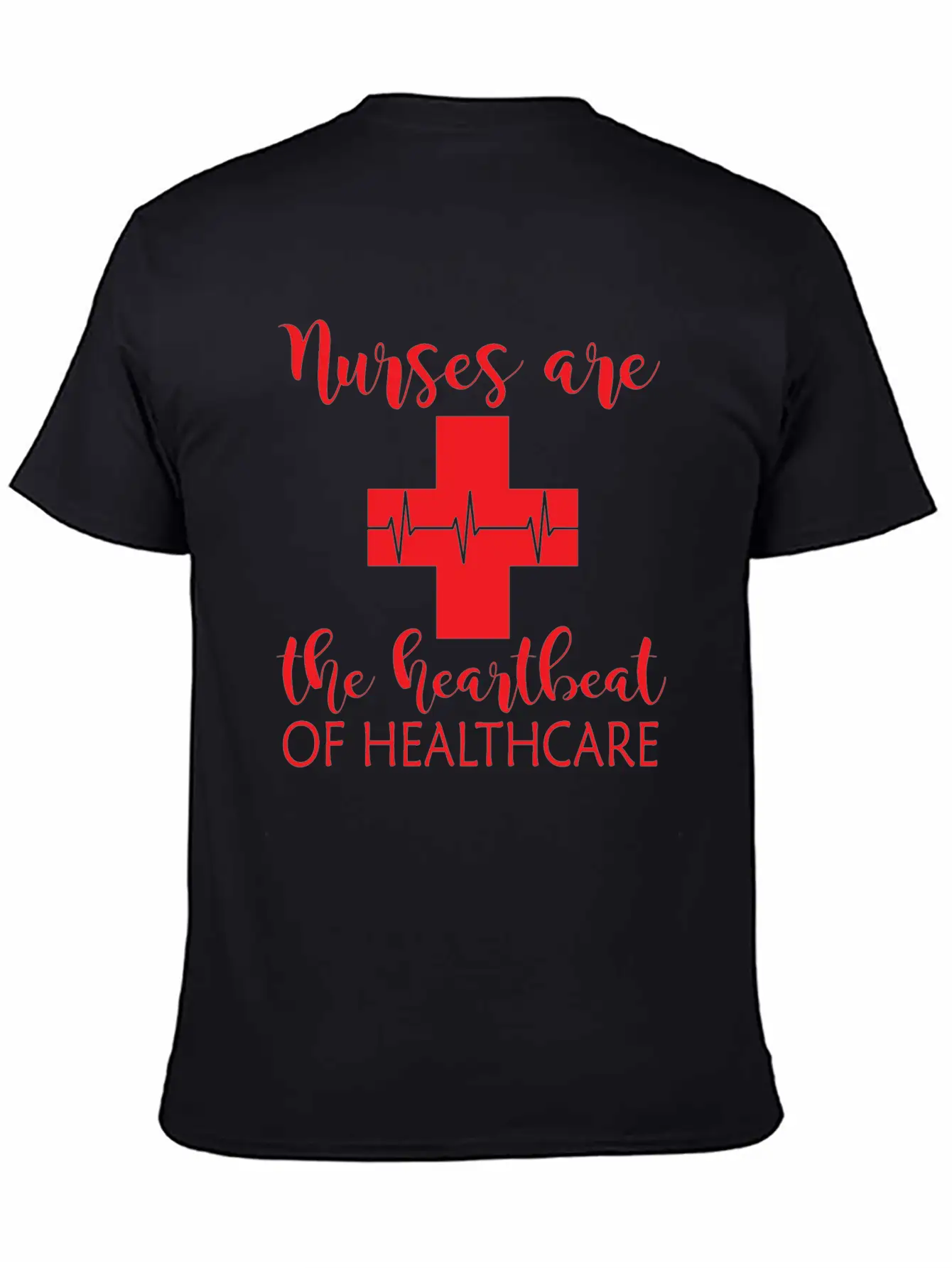 Heartbeat Of Healthcare Unisex Short Sleeve Soft Cotton T-Shirt – Casual Everyday Wear