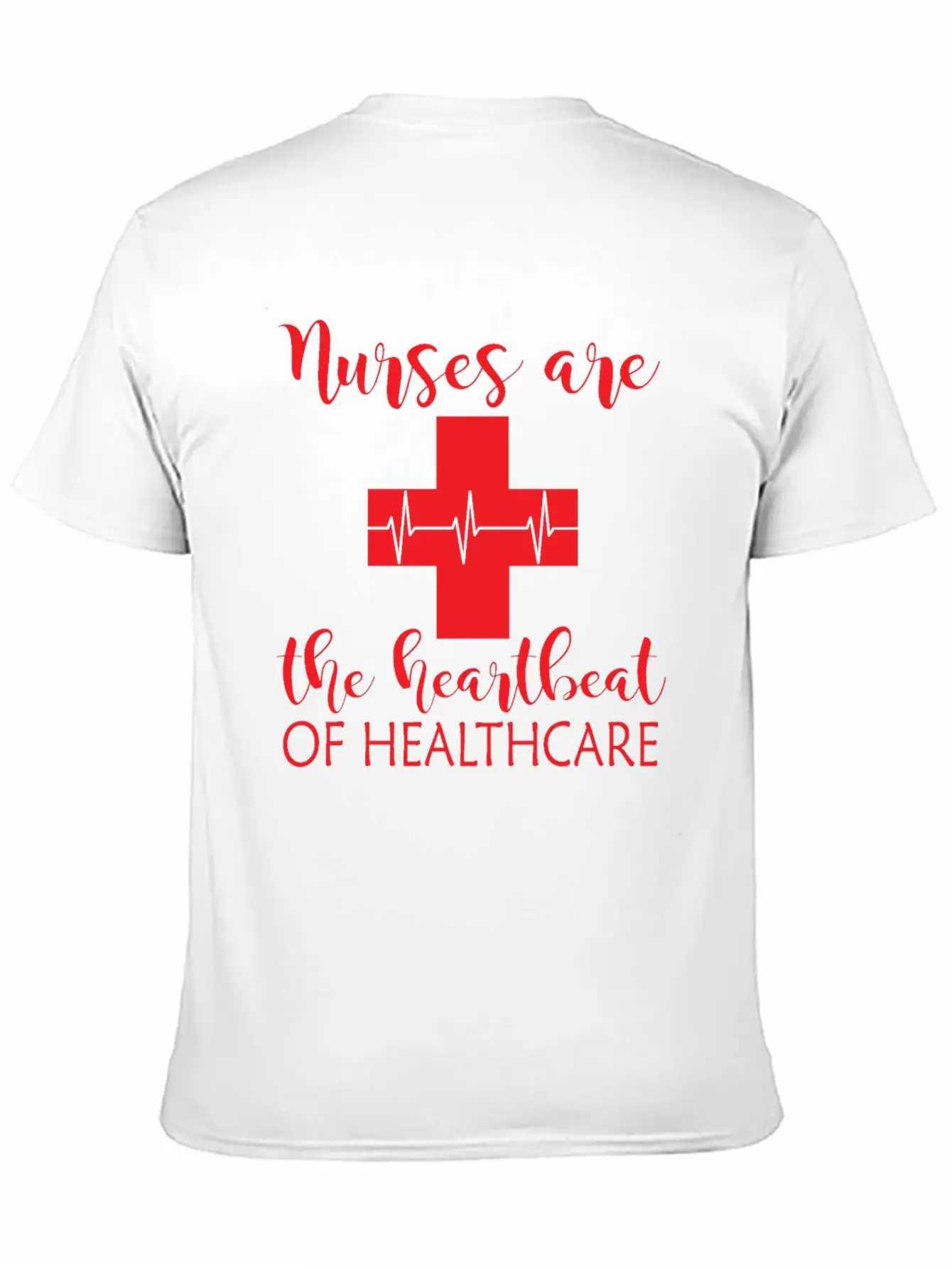 Heartbeat Of Healthcare Unisex Short Sleeve Soft Cotton T-Shirt – Casual Everyday Wear