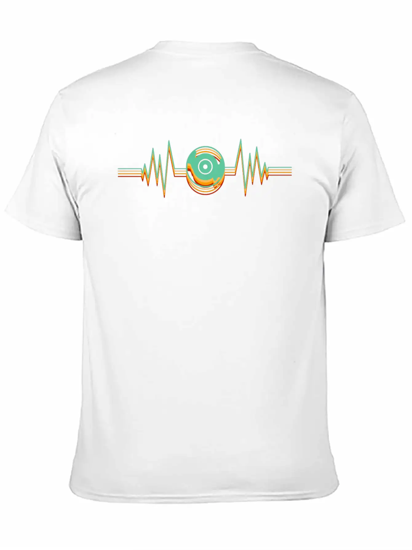 Heartbeat Vinyl Disk Music Songs Remix Tape Essential Unisex Summer Tee – Soft Cotton Casual Fit