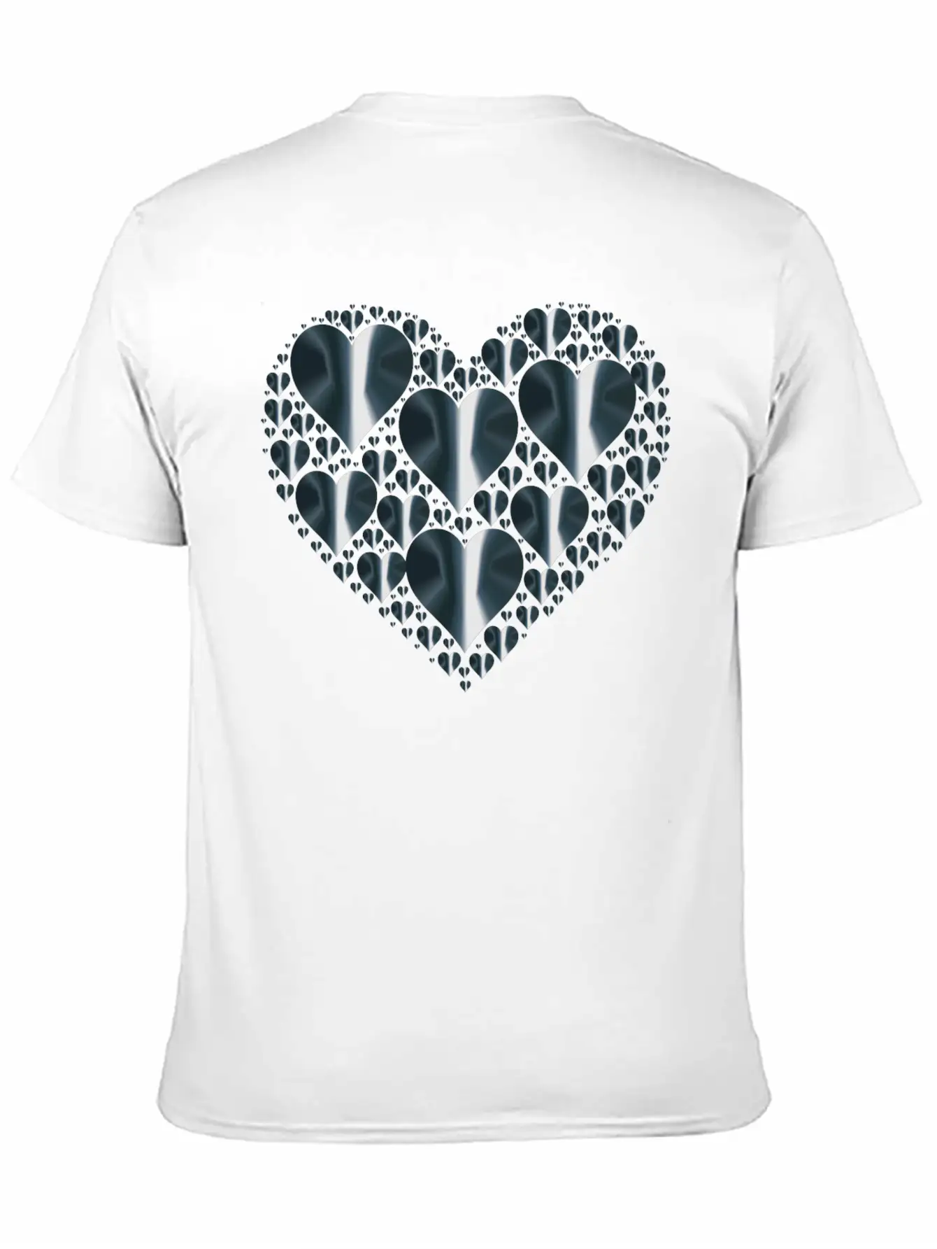 Hearts In Heart Rejuvenated 9 No Background Comfortable Minimalist Graphic Tee – Summer Style Essential