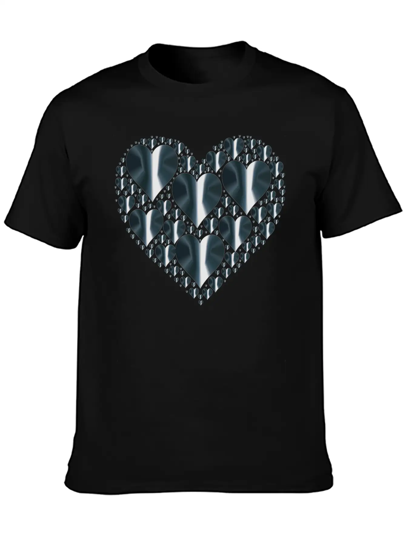 Hearts In Heart Rejuvenated 9 No Background Comfortable Minimalist Graphic Tee – Summer Style Essential