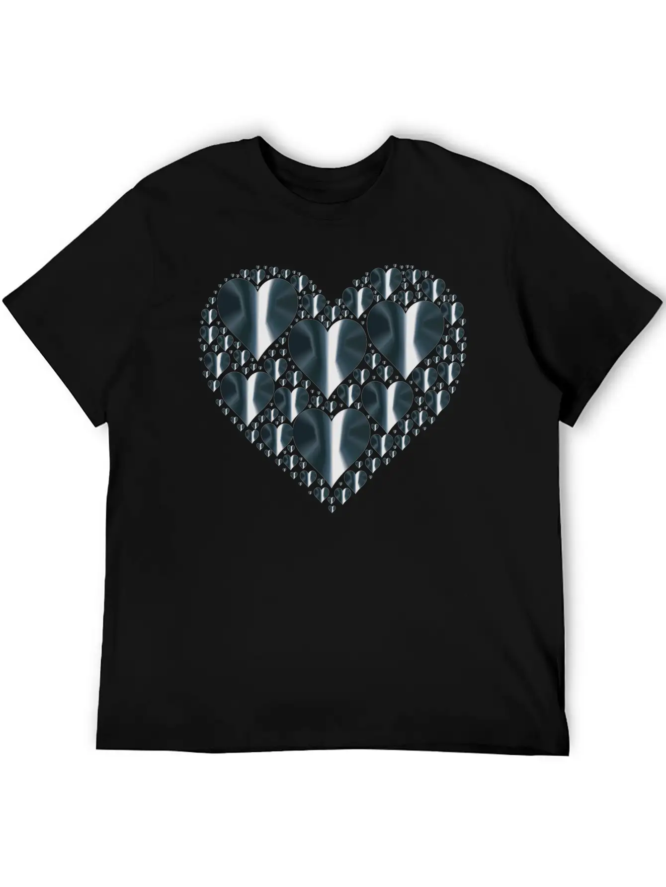 Hearts In Heart Rejuvenated 9 No Background Comfortable Minimalist Graphic Tee – Summer Style Essential