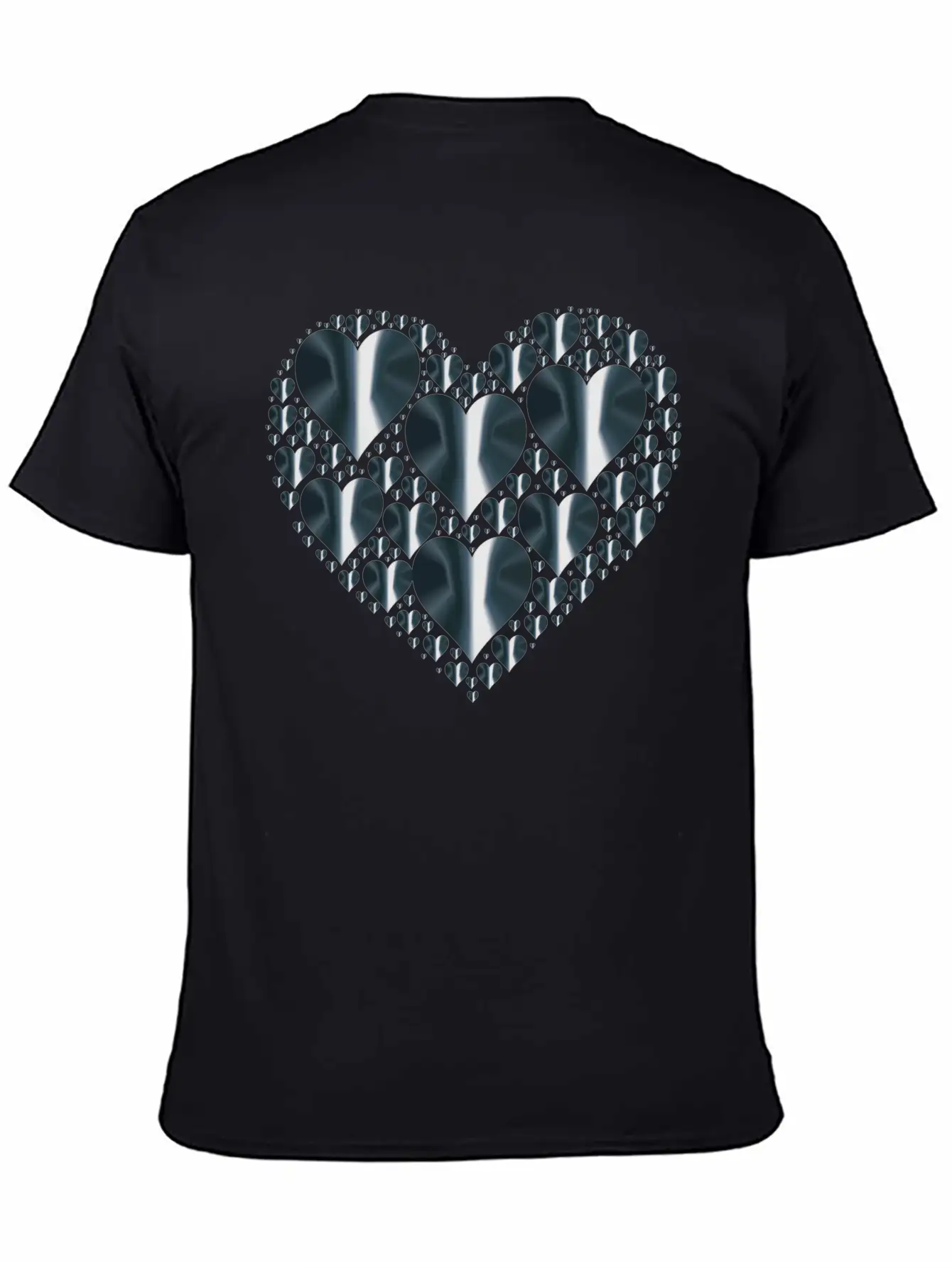 Hearts In Heart Rejuvenated 9 No Background Comfortable Minimalist Graphic Tee – Summer Style Essential
