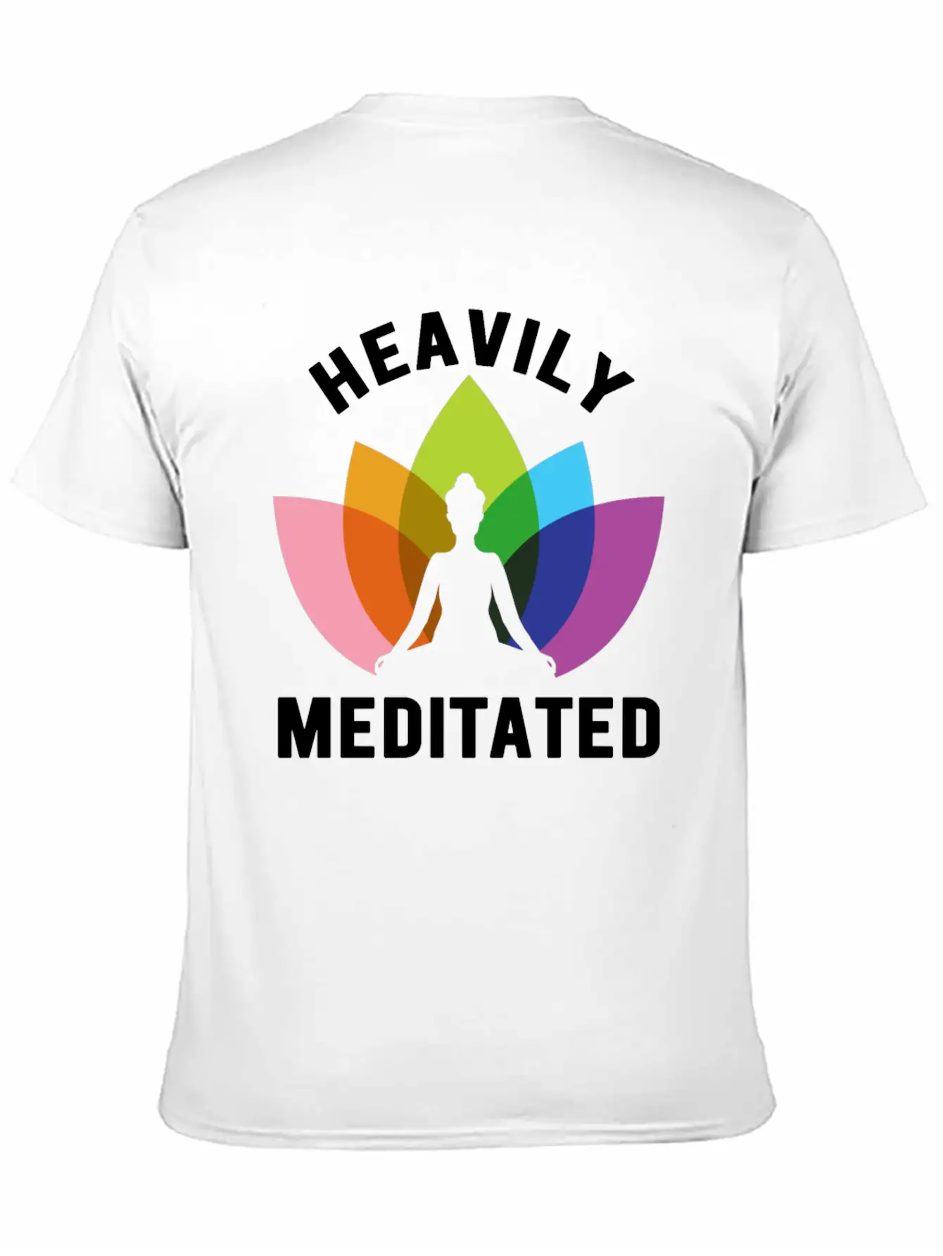 Heavily Meditated Unisex Short Sleeve Soft Cotton T-Shirt – Casual Everyday Wear