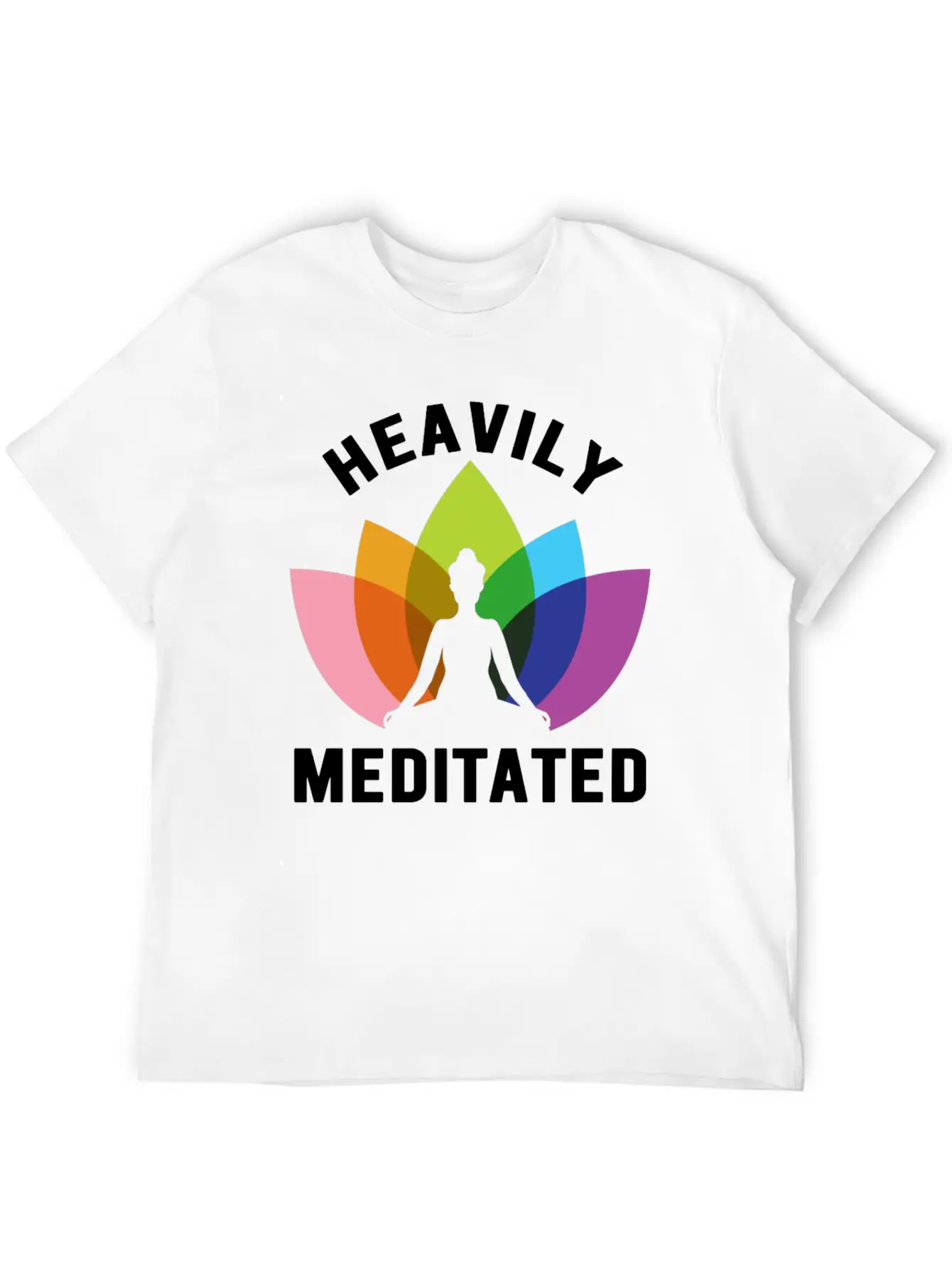 Heavily Meditated Unisex Short Sleeve Soft Cotton T-Shirt – Casual Everyday Wear