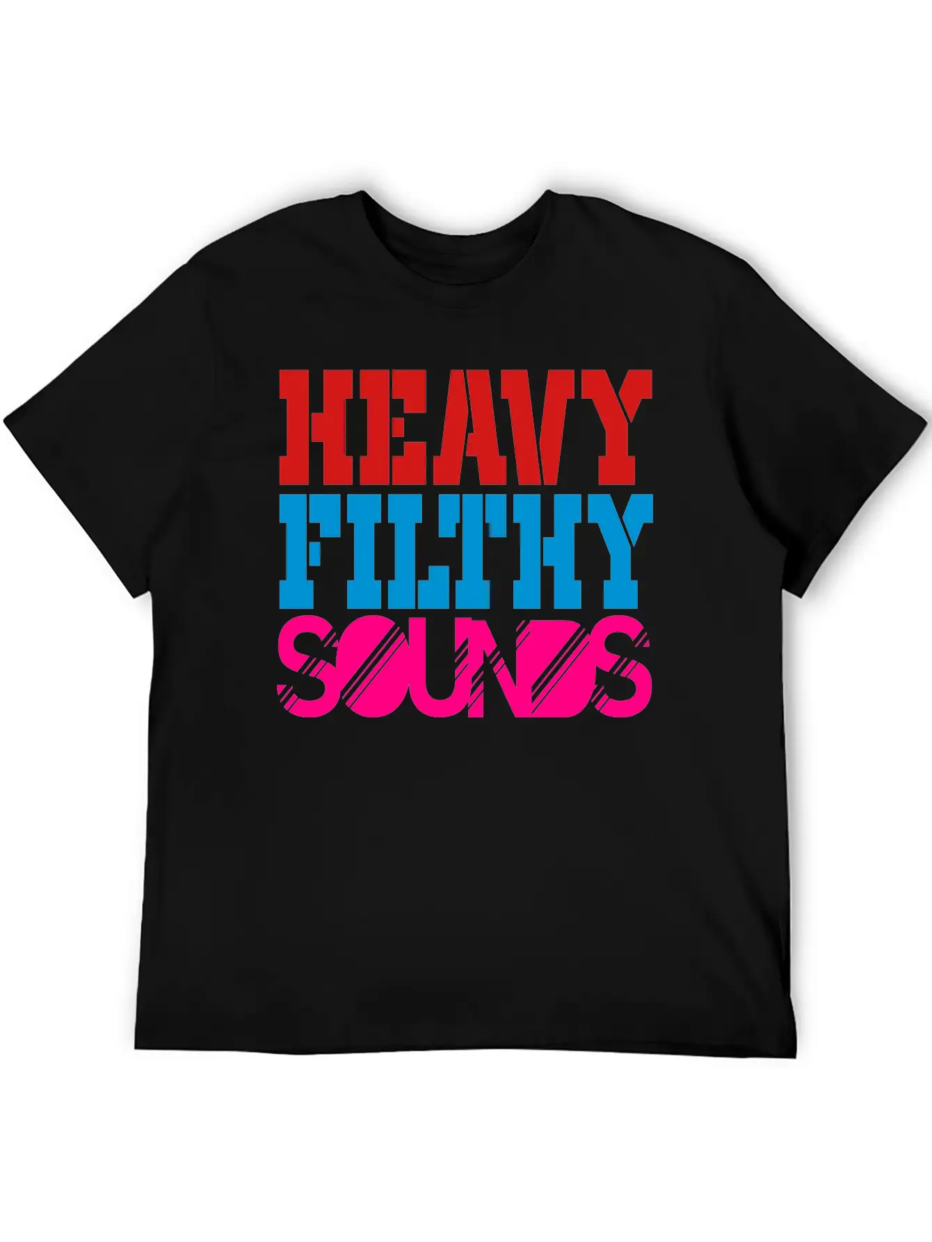 Heavy Filthy Sounds Comfortable Minimalist Graphic Tee – Summer Style Essential