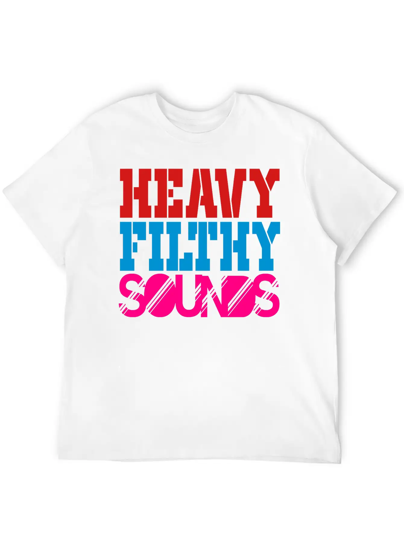 Heavy Filthy Sounds Comfortable Minimalist Graphic Tee – Summer Style Essential