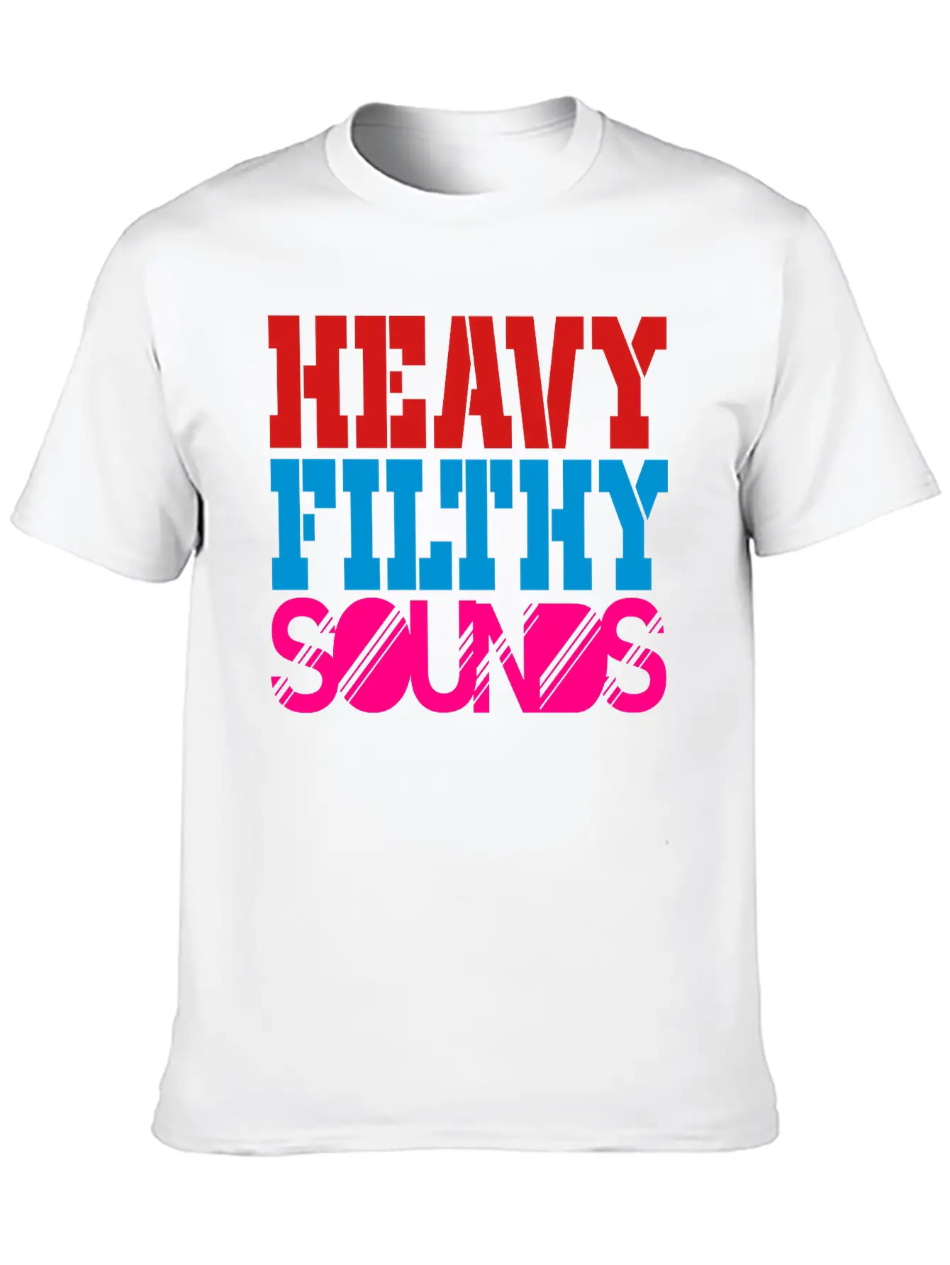Heavy Filthy Sounds Comfortable Minimalist Graphic Tee – Summer Style Essential