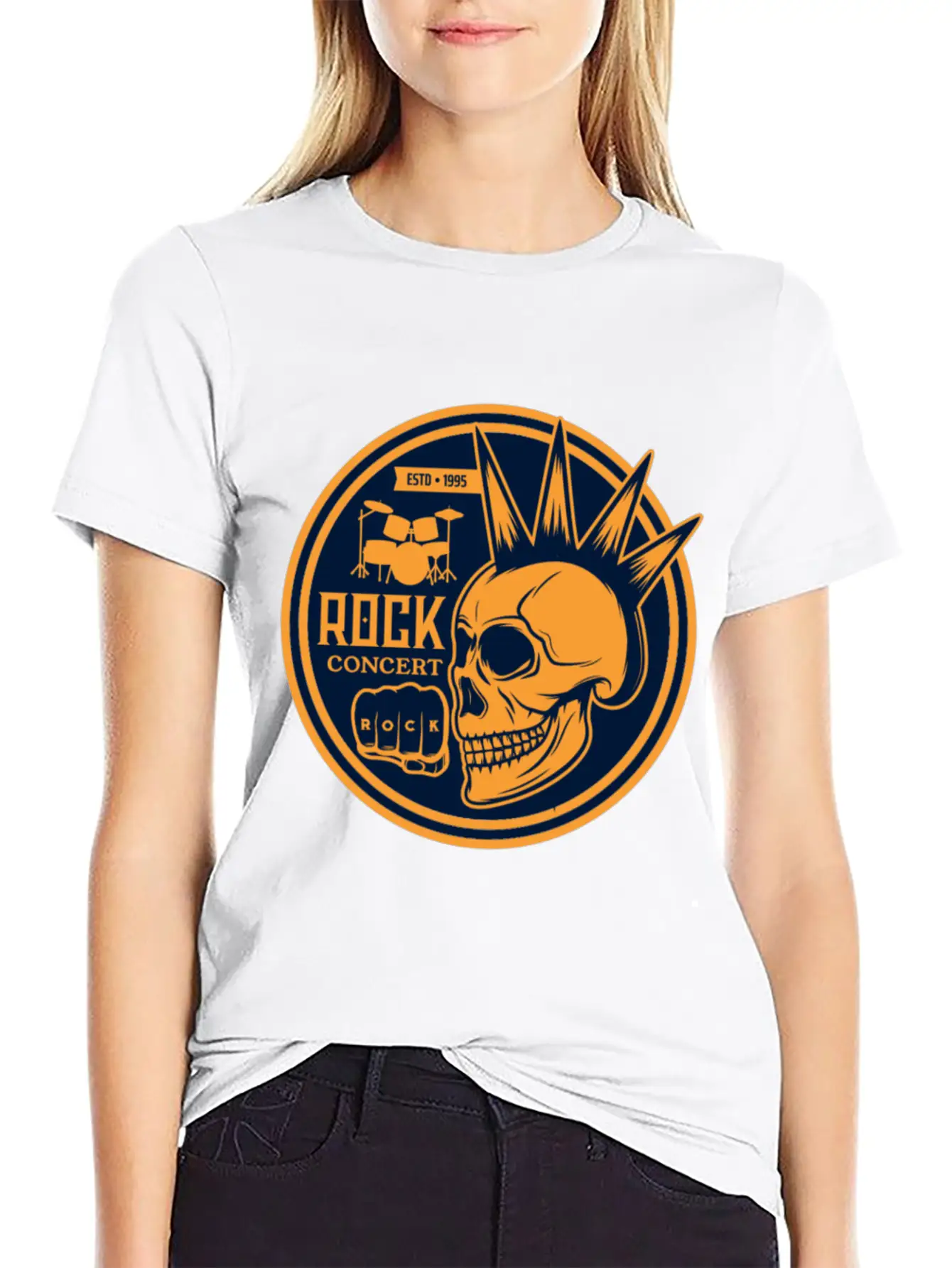 Heavy Rock And Punk Music Stylish Everyday T-Shirt – Unisex Basic Cotton Tee