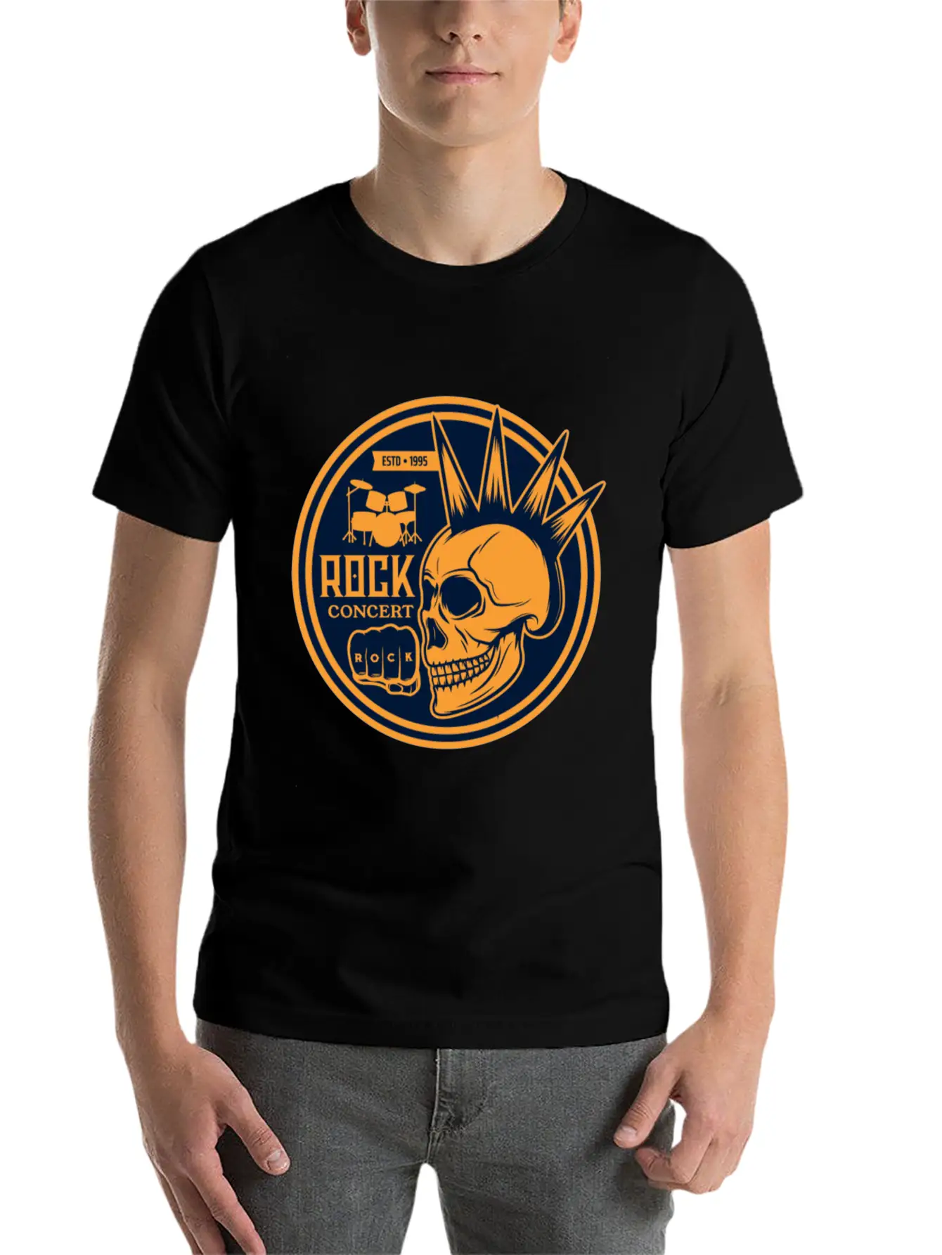 Heavy Rock And Punk Music Stylish Everyday T-Shirt – Unisex Basic Cotton Tee