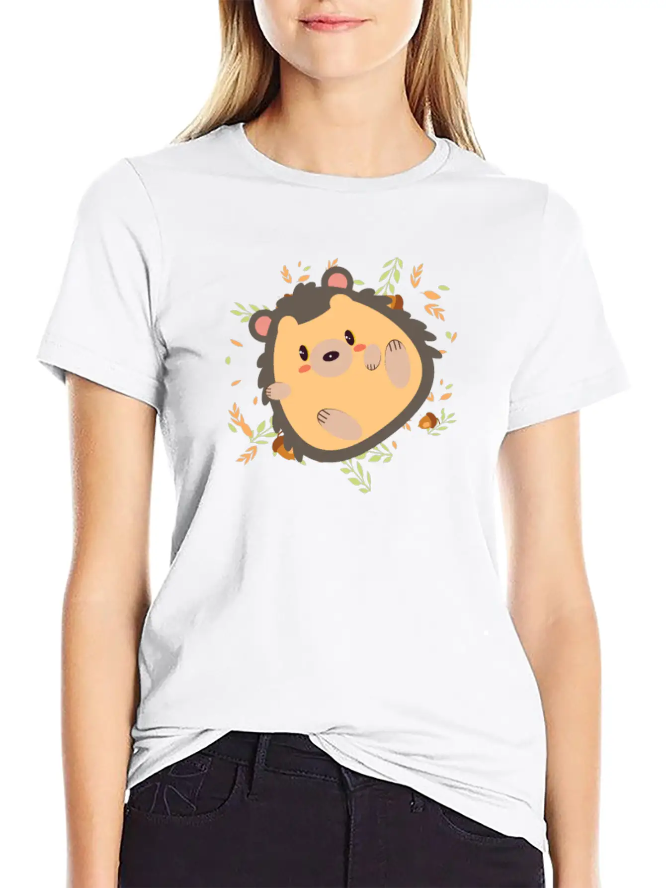 Hedgehog Real Cute Chilling Timeless Short Sleeve Tee – Comfy And Minimalist Design